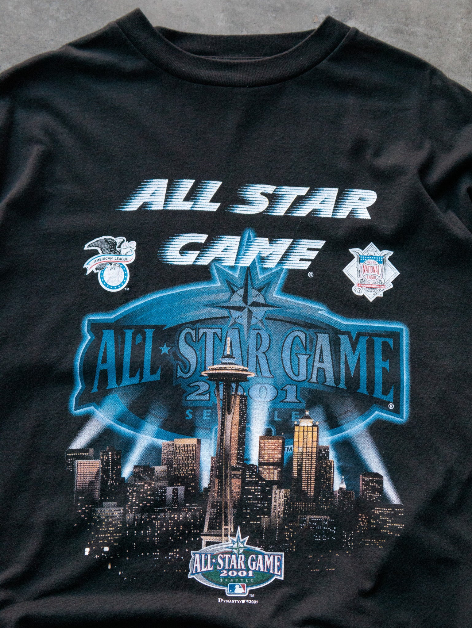Vintage 2001 Black All Star Game Seattle Tee (XL)