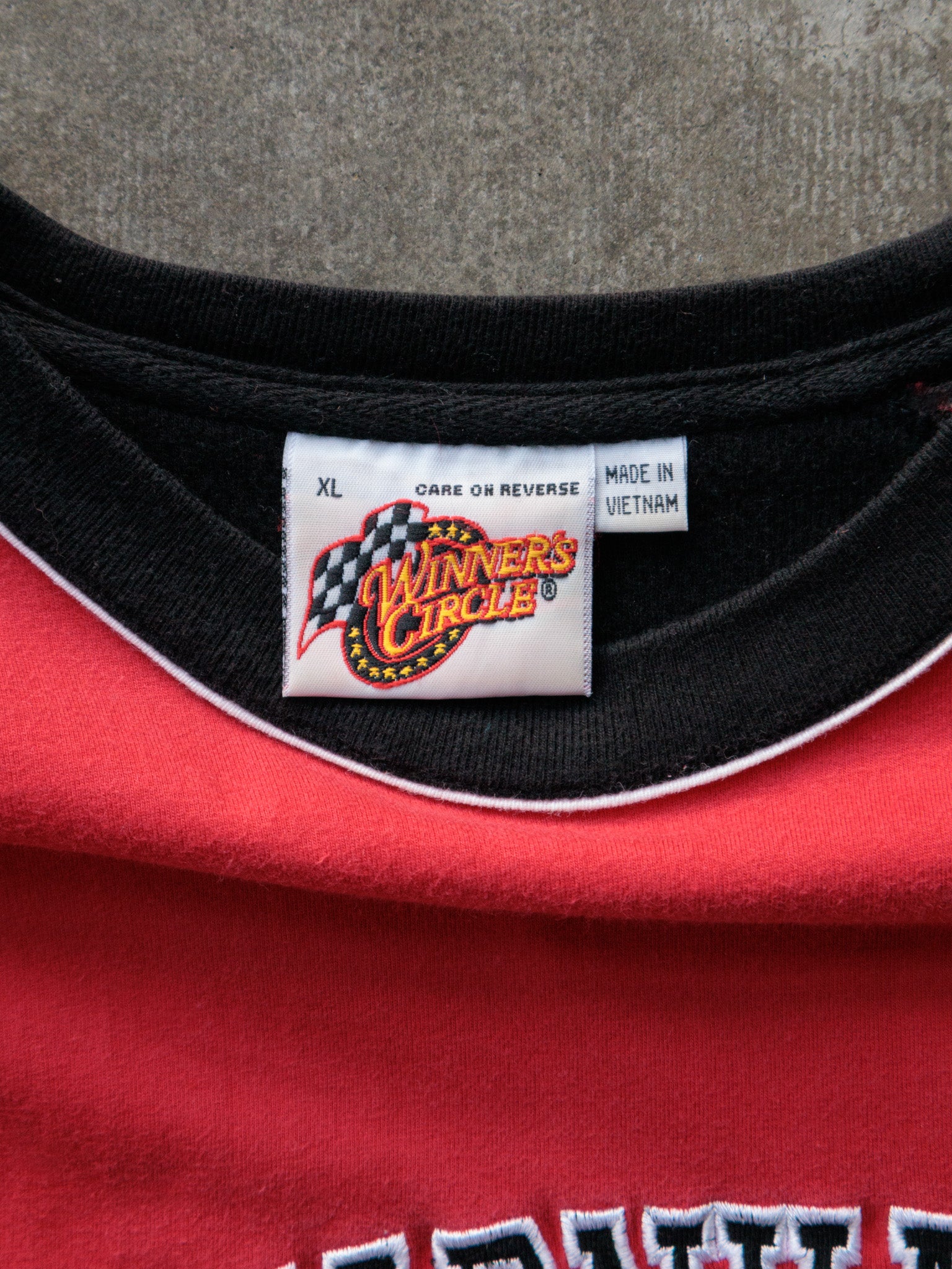 Vintage 00s Red NASCAR Dale Earnhardt Jr Ringer Tee (XL)