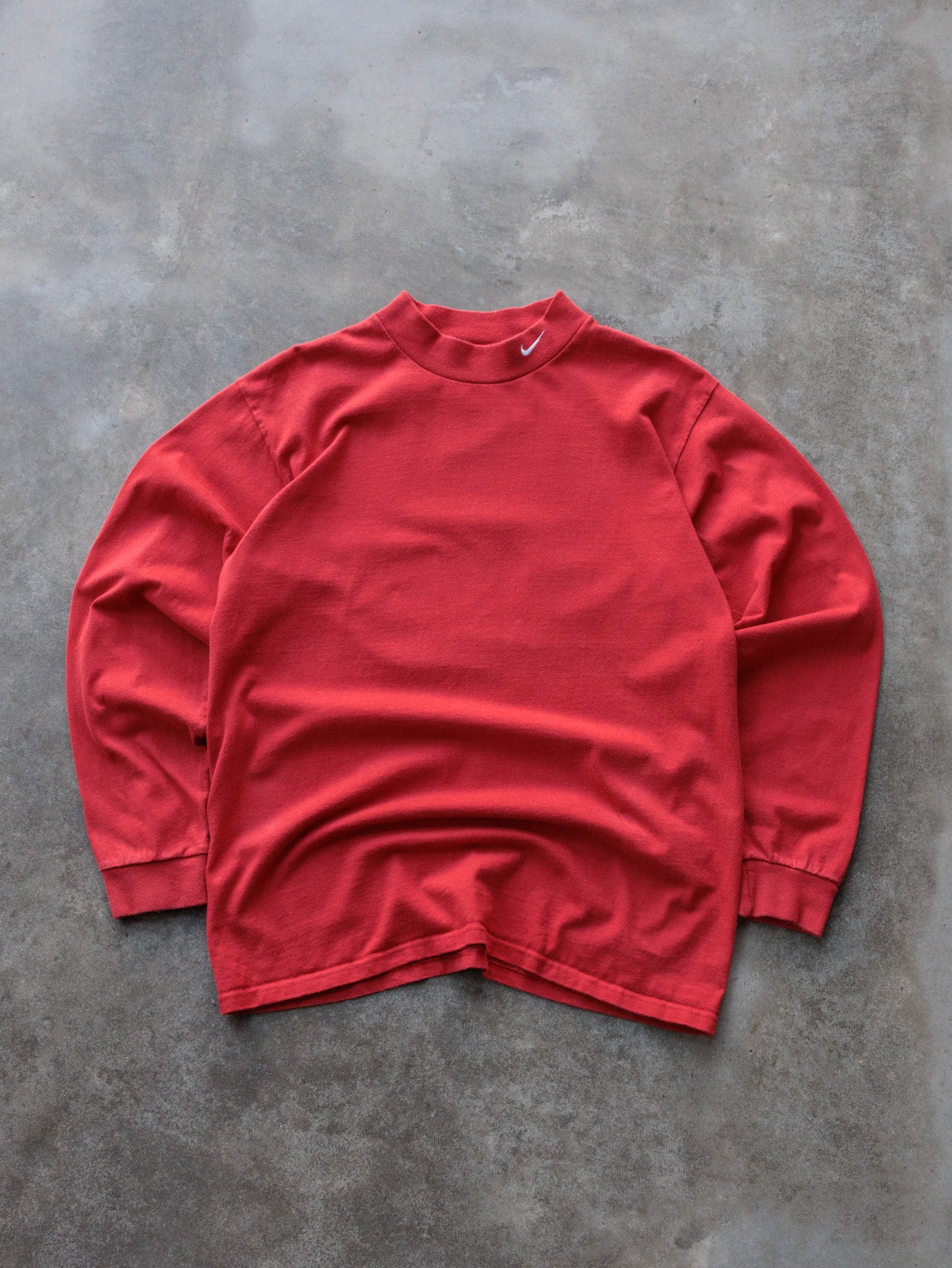 Vintage Red Nike Long Sleeve (M)