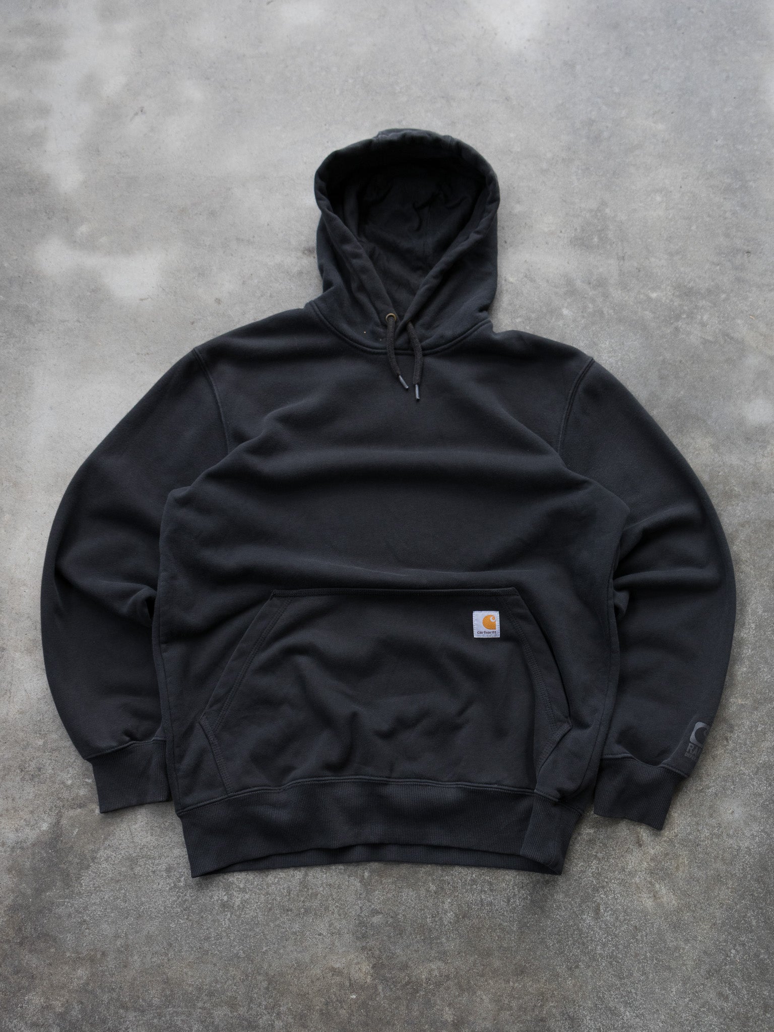 Vintage Black Carhartt Hoodie (M)