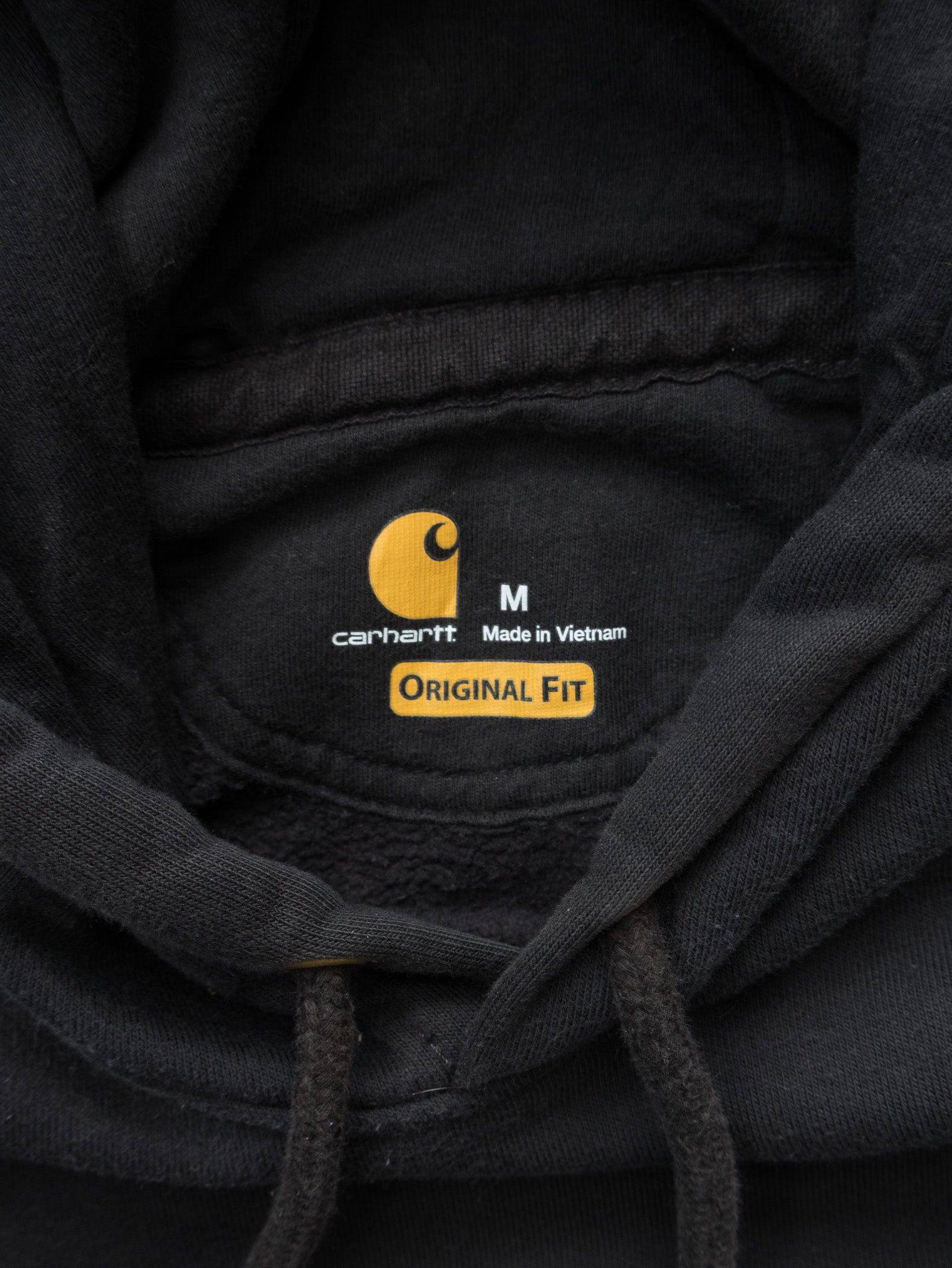 Vintage Black Carhartt Hoodie (M)