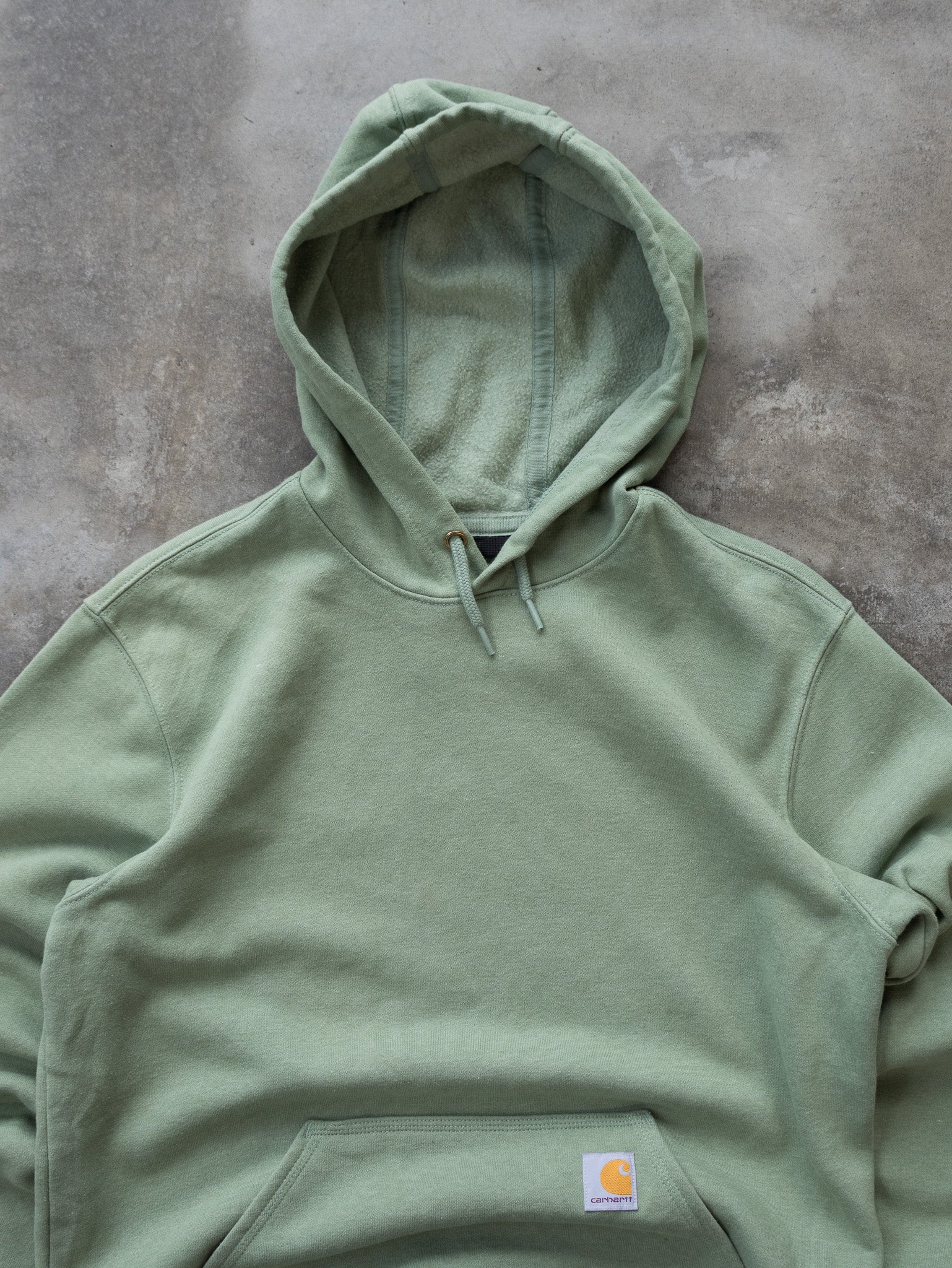Vintage Green Carhartt Hoodie (S)