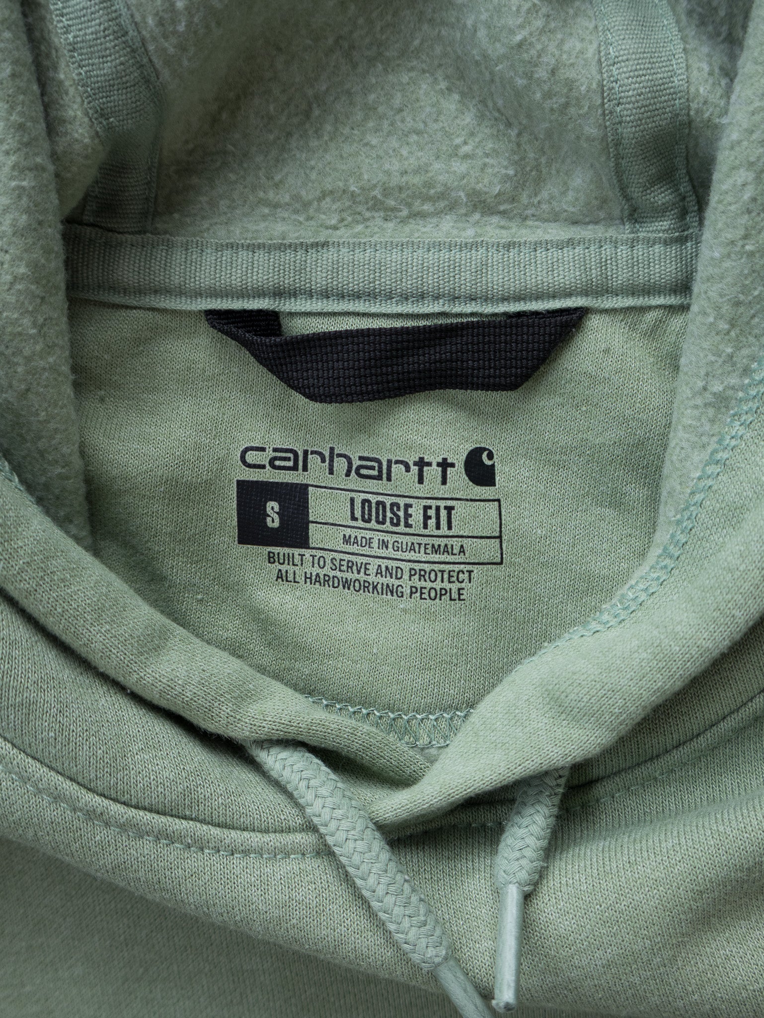 Vintage Green Carhartt Hoodie (S)