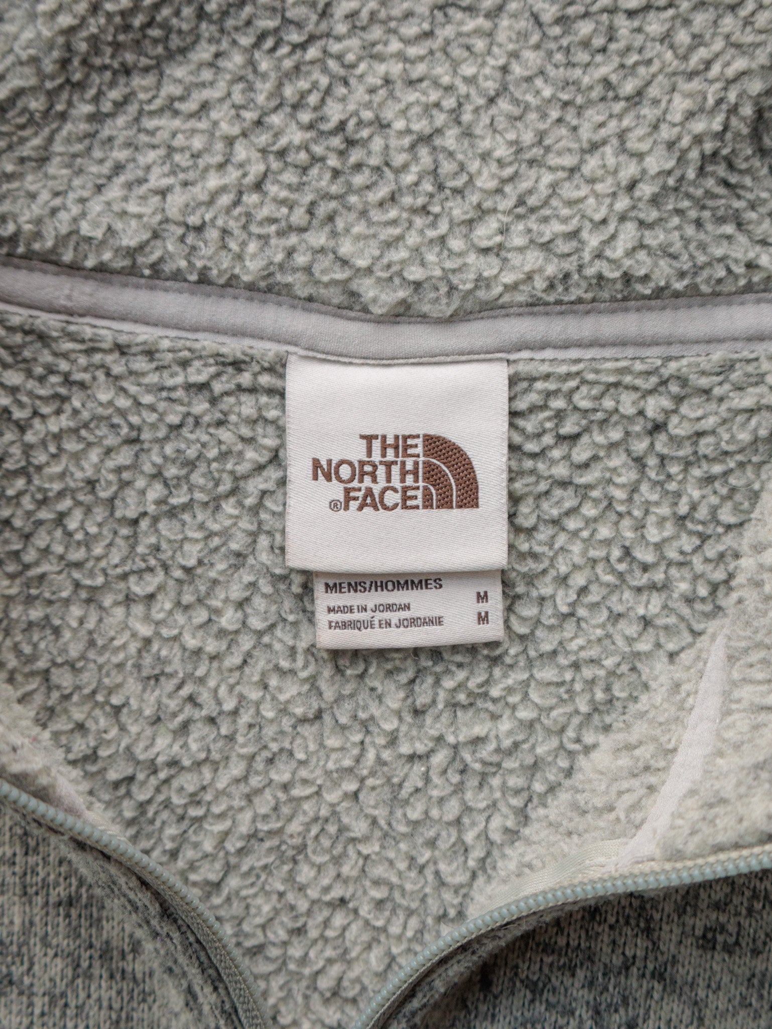 Vintage Grey The North Face Quarter Zip Fleece (M)