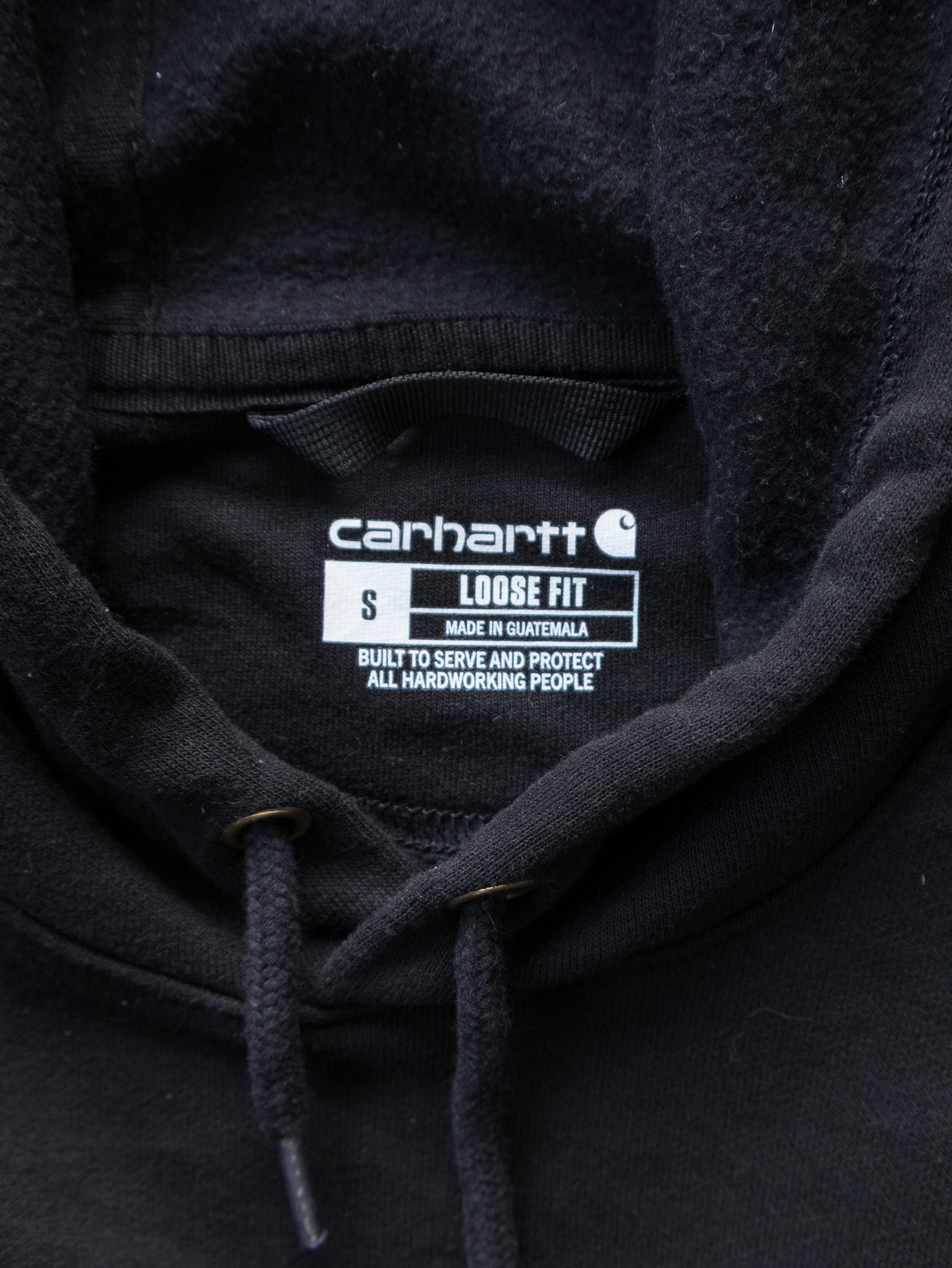 Vintage Black Carhartt Hoodie (S)