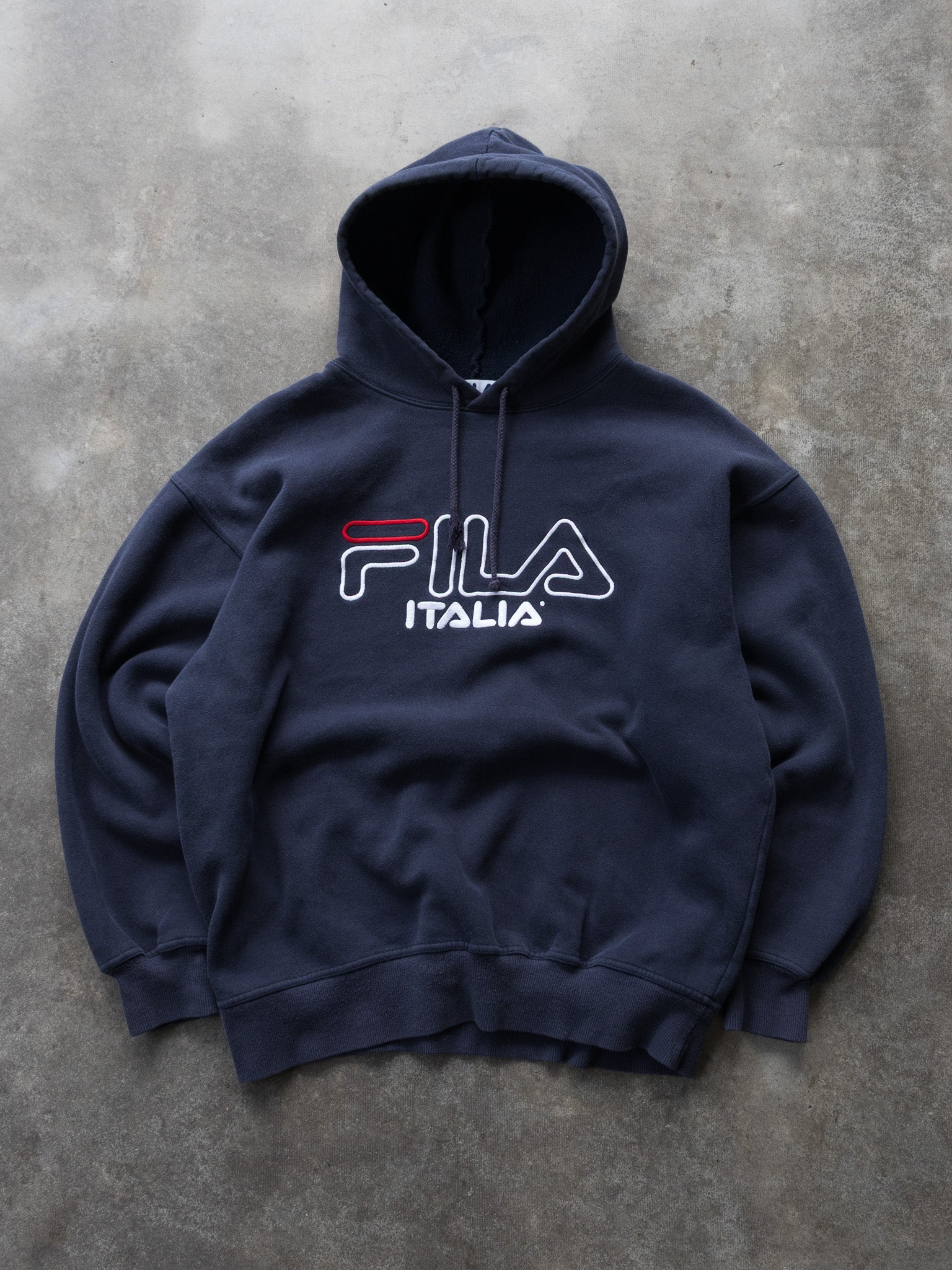 Vintage Navy Fila Hoodie (M)