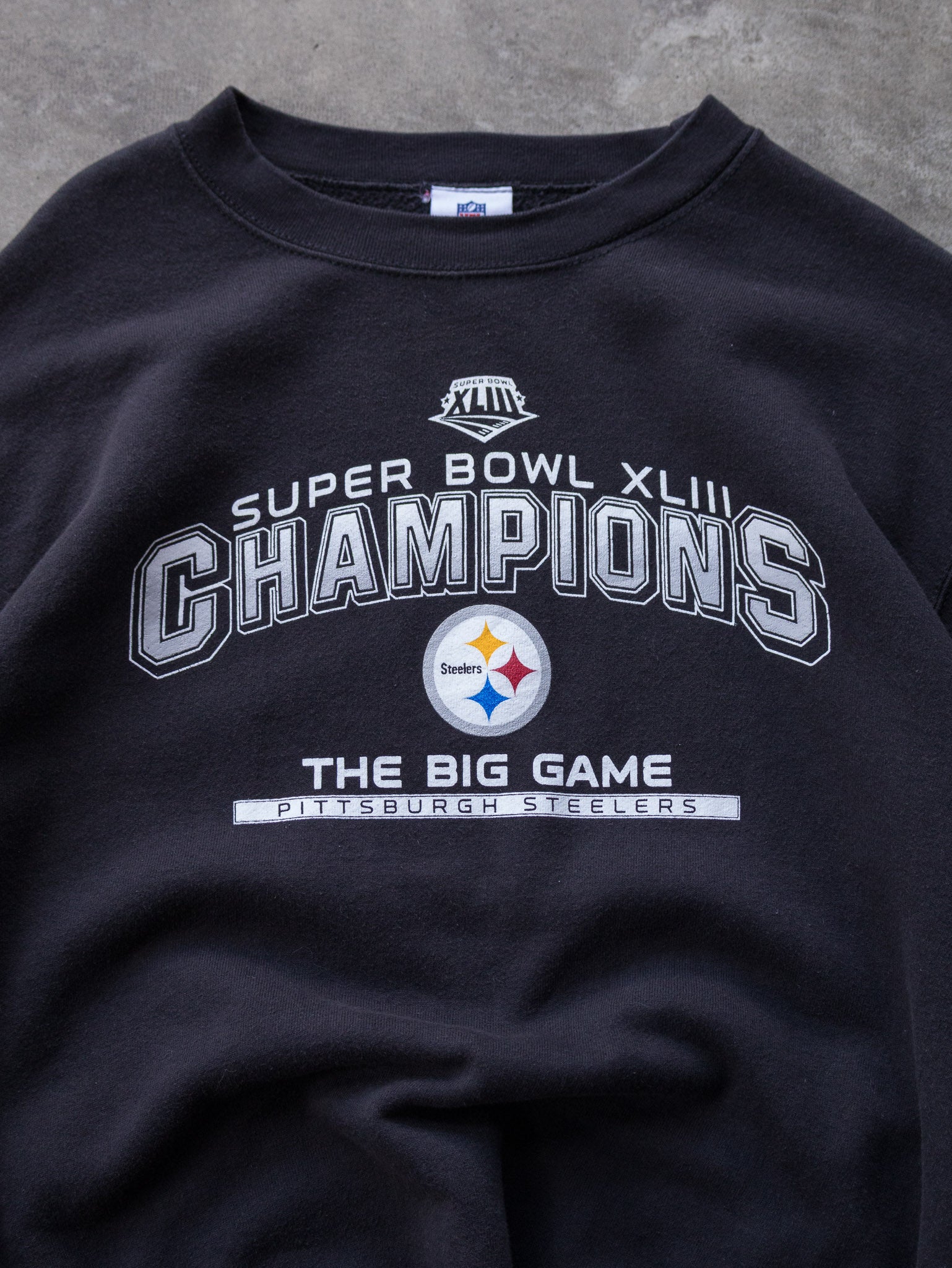 Vintage 00s Pittsburgh Steelers Super Bowl Champs Sweatshirt (M)