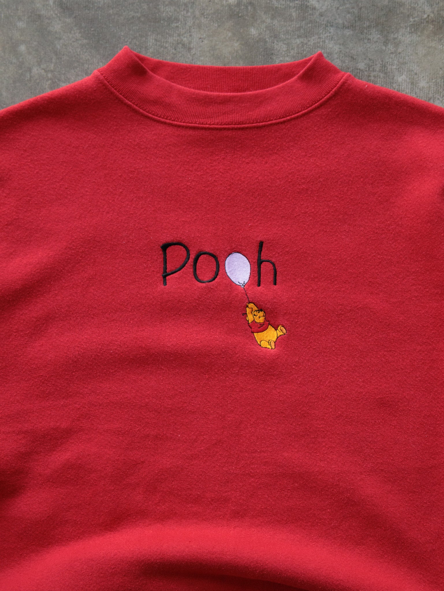 Vintage Red Disney Pooh 100 Acre Collection Sweatshirt (-)