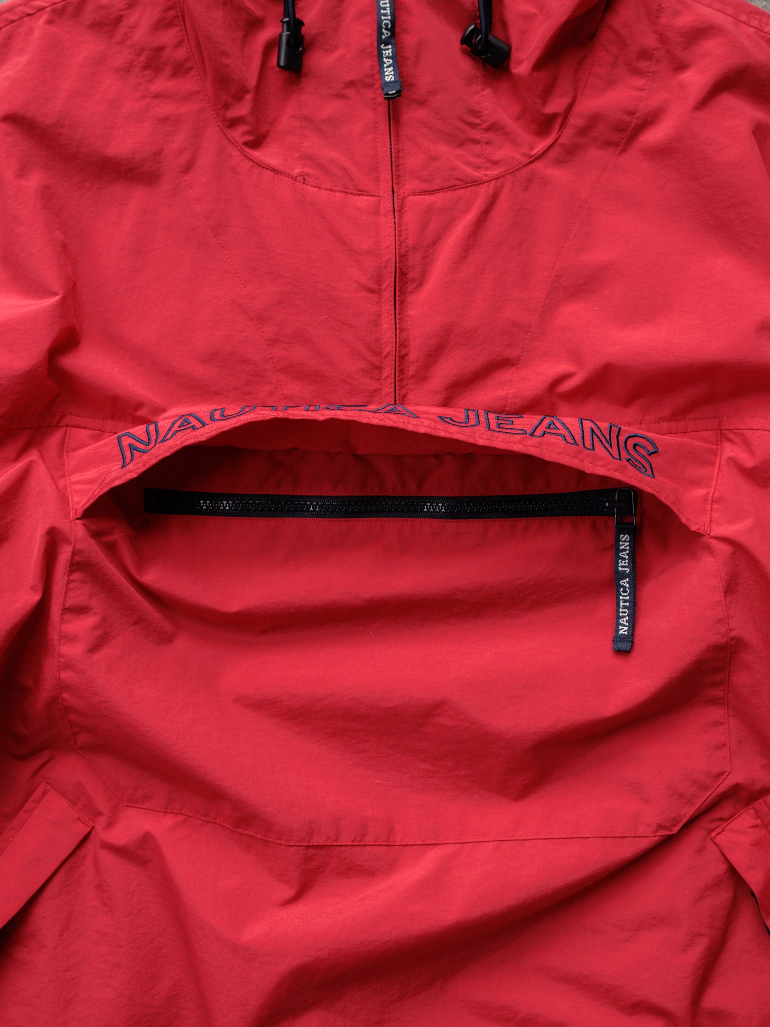 Vintage 00s Red Nautica Windbreaker (L)