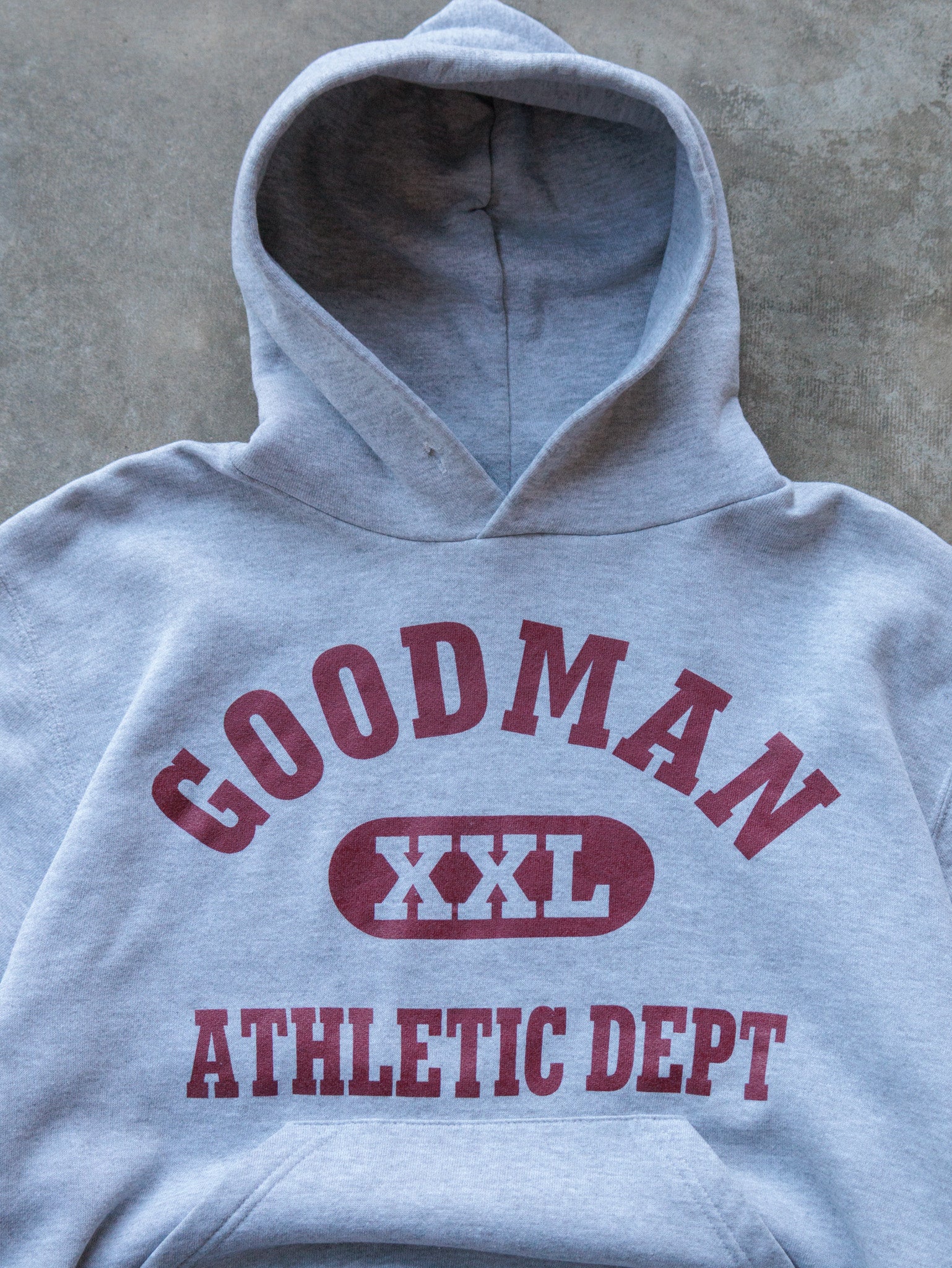 Vintage 00s Grey Goodman Athletic Dept Hoodie (S)