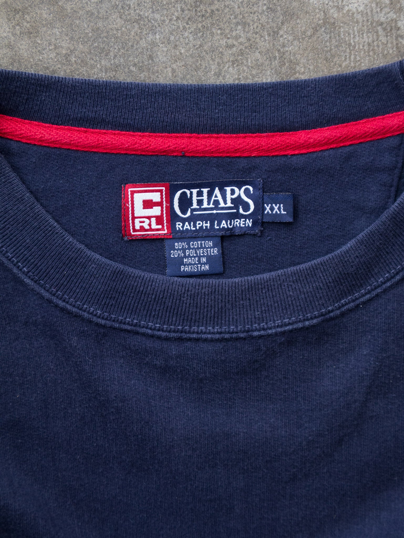 Vintage 00s Navy Chaps Ralph Lauren Sweatshirt (2XL)