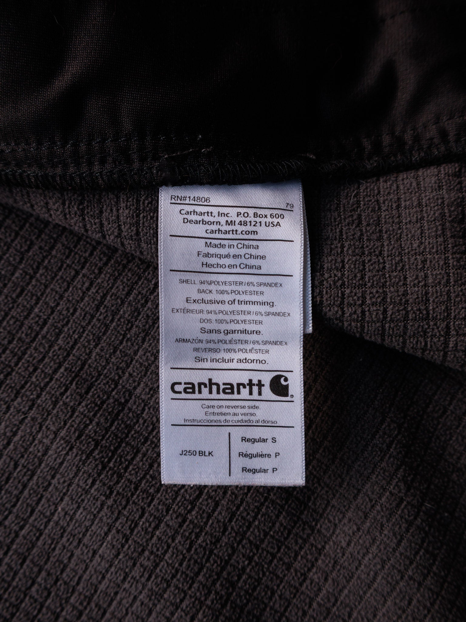Vintage Carhartt J250 BLK 'Black' Jacket (S)