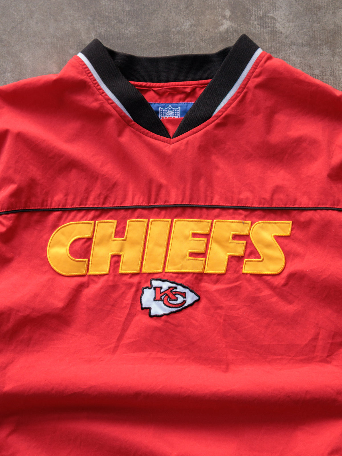 Vintage 00s Red Reebok Kansas City Chiefs Windbreaker (L)