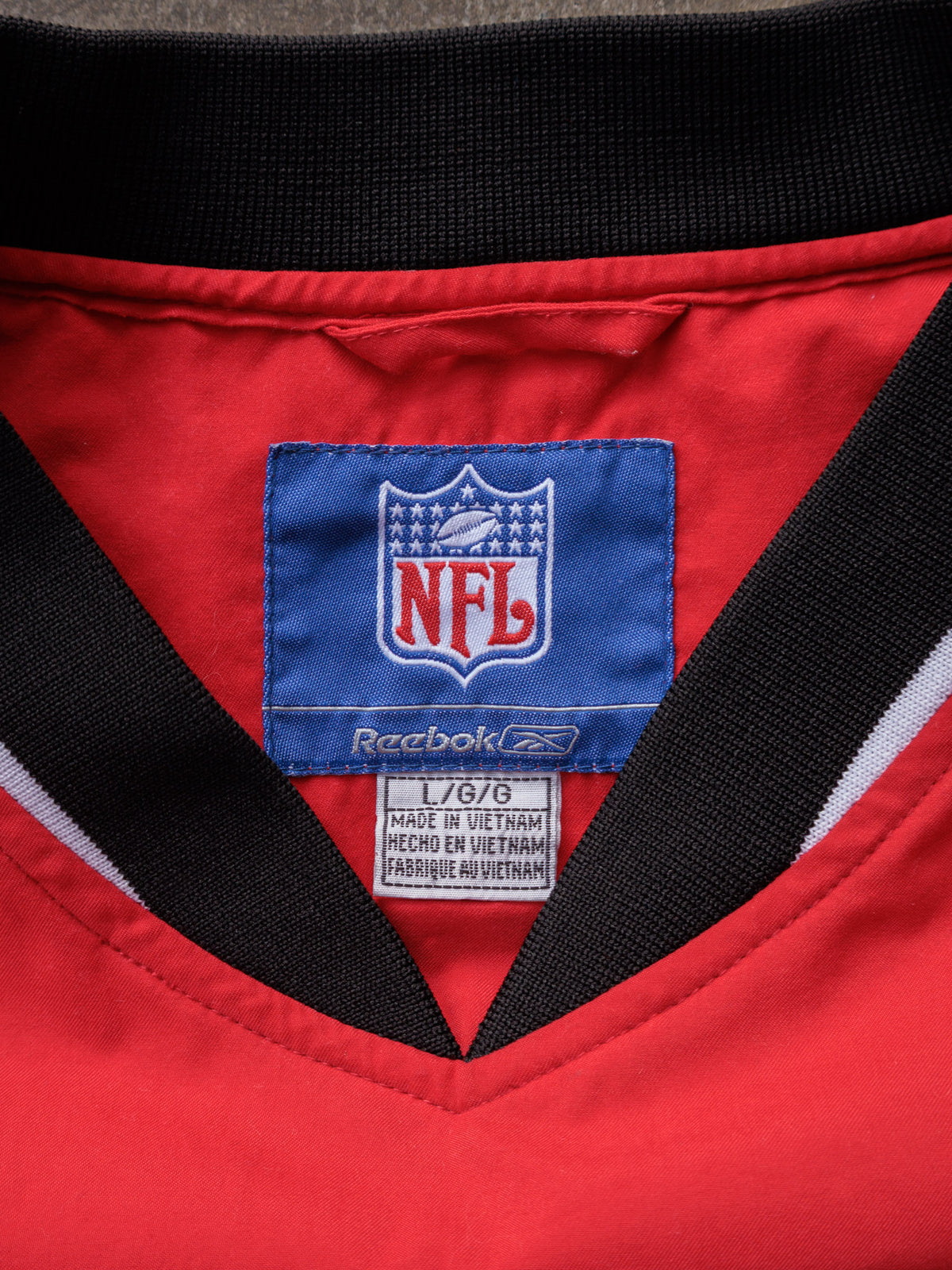 Vintage 00s Red Reebok Kansas City Chiefs Windbreaker (L)
