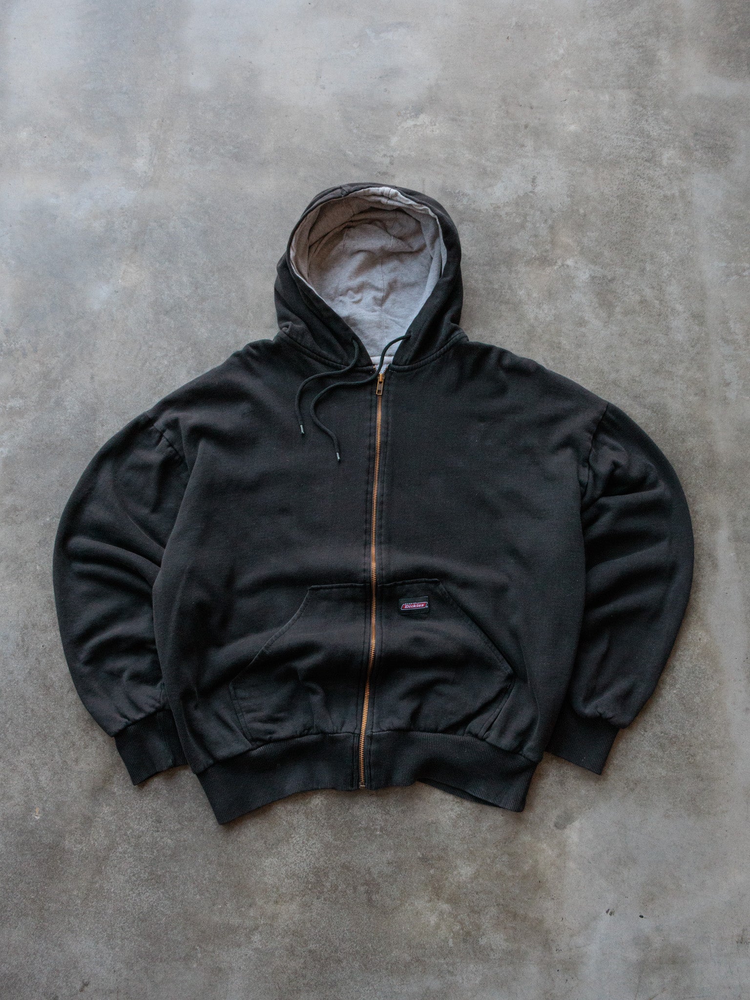 Vintage Black Dickies Zip Hoodie (-)