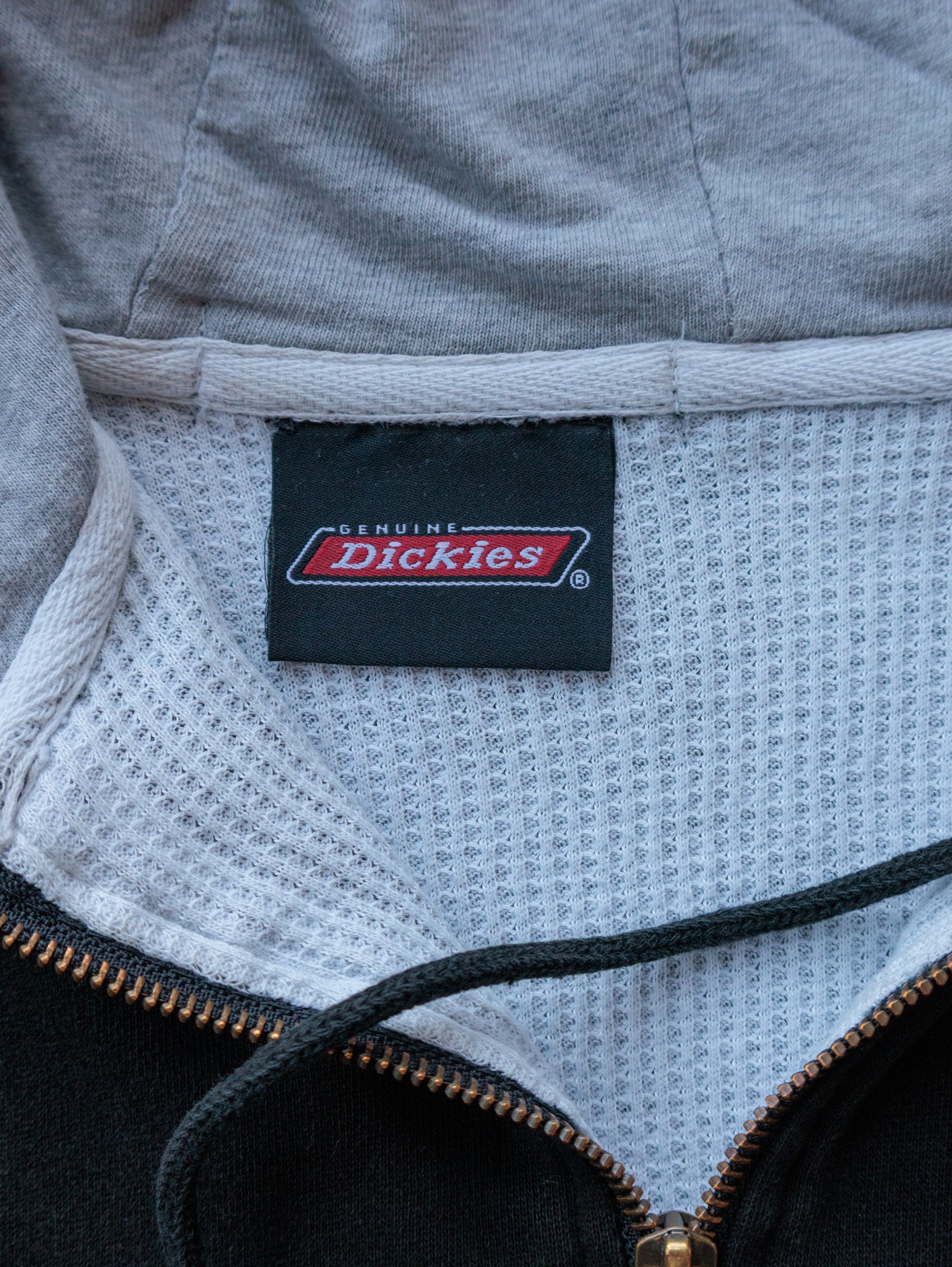 Vintage Black Dickies Zip Hoodie (-)