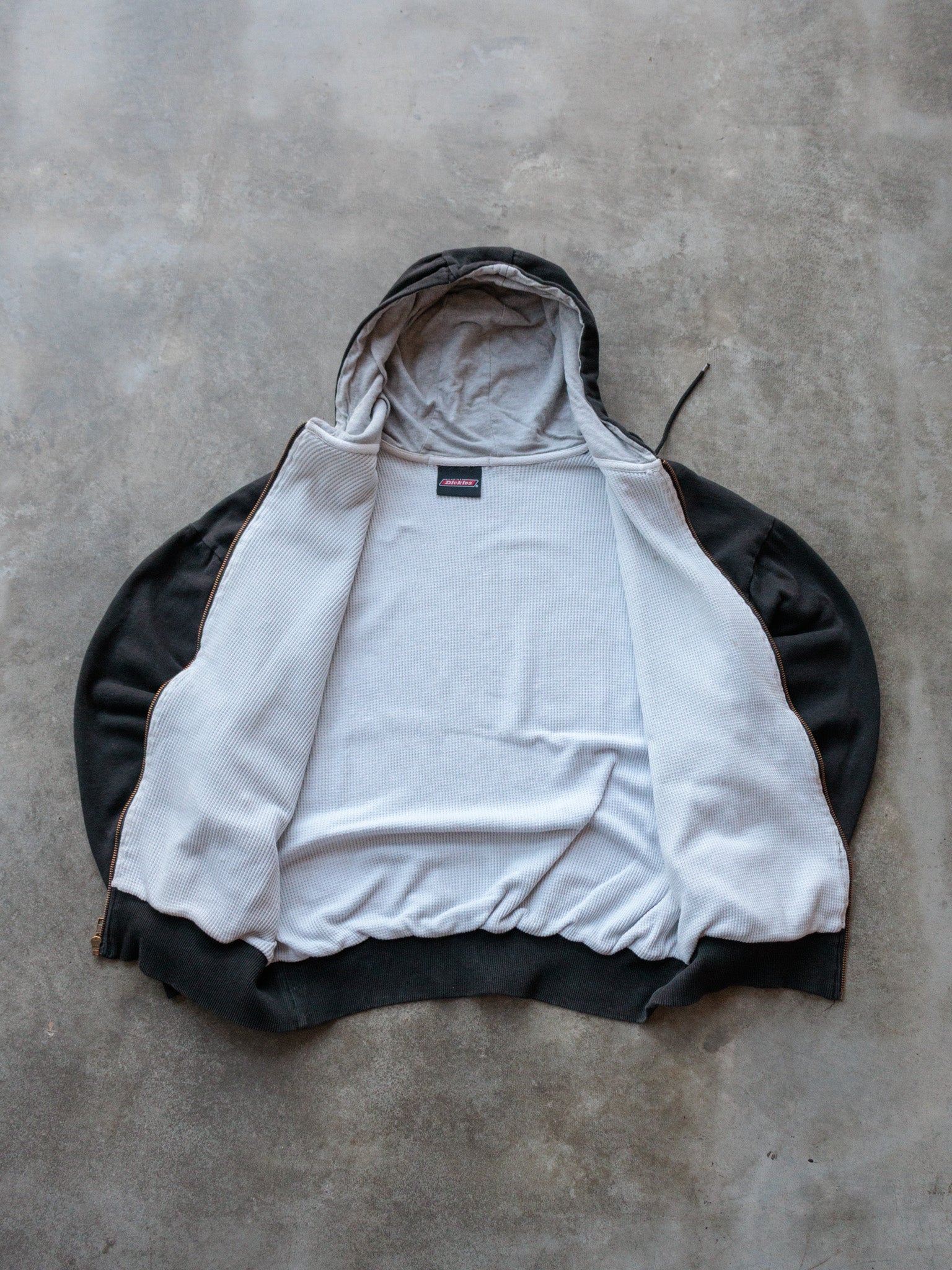 Vintage Black Dickies Zip Hoodie (-)