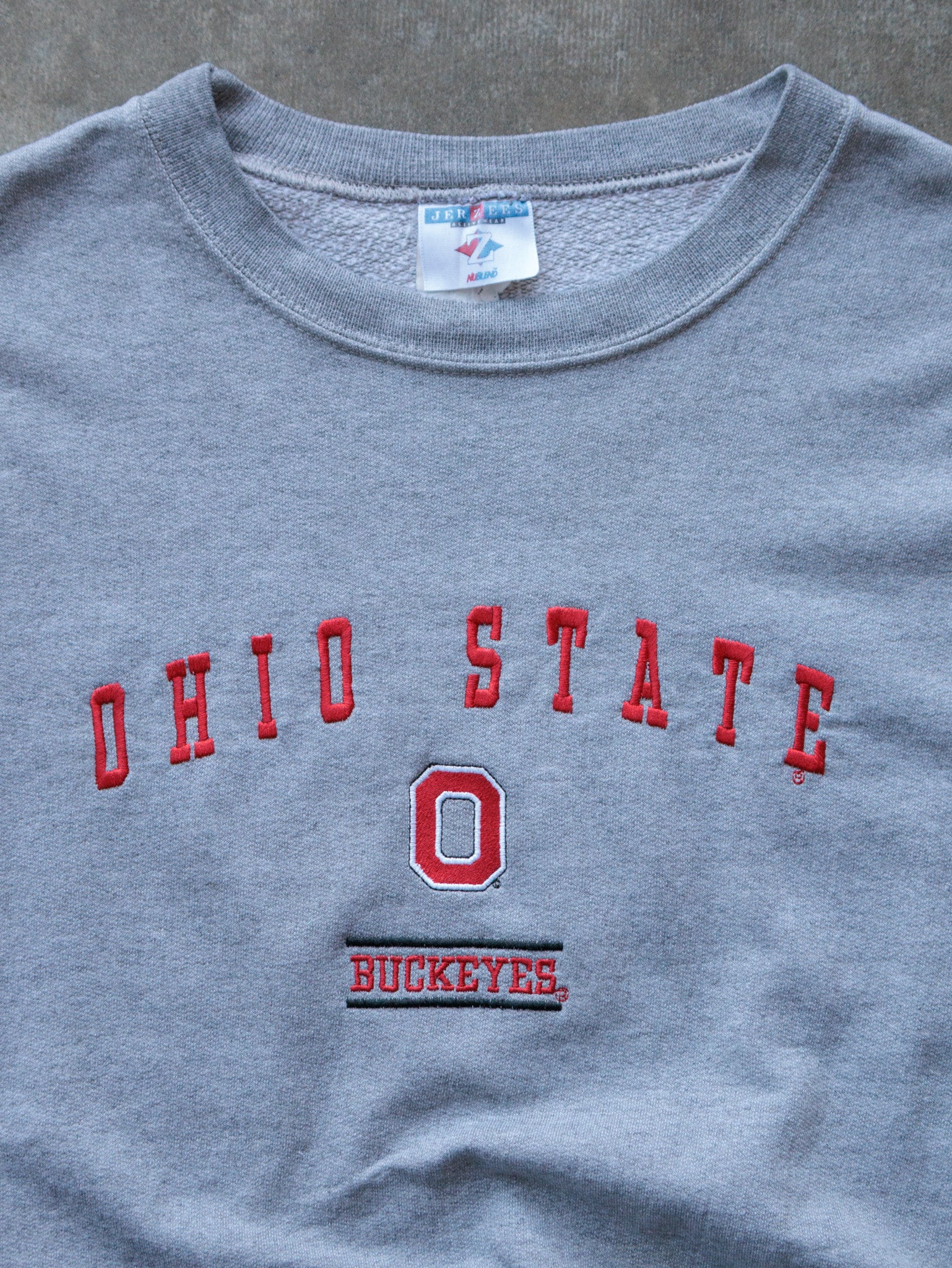 Vintage Grey Ohio State Buckeyes Sweatshirt (-)
