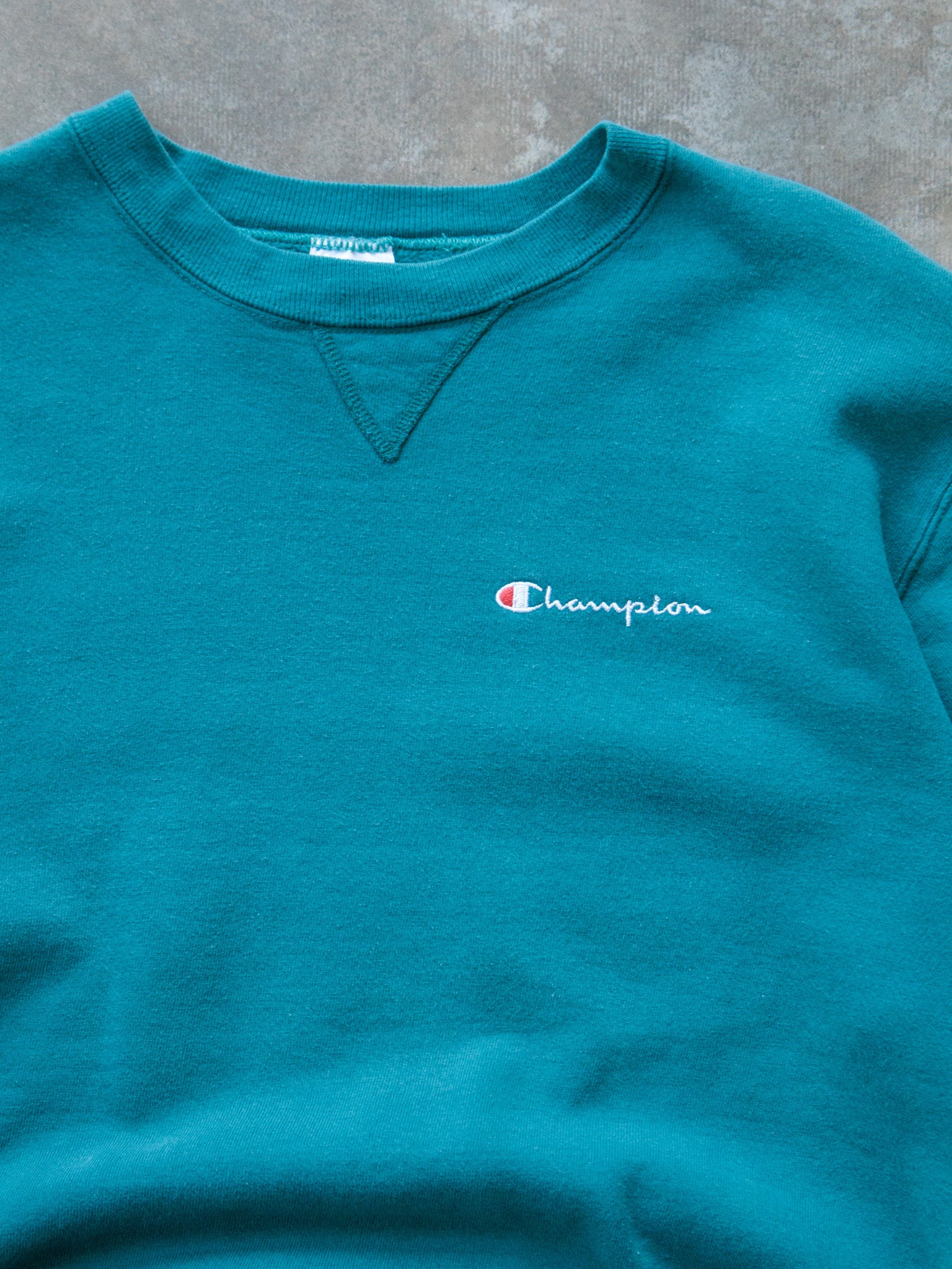 Vintage Teal Champion Sweatshirt (XL)