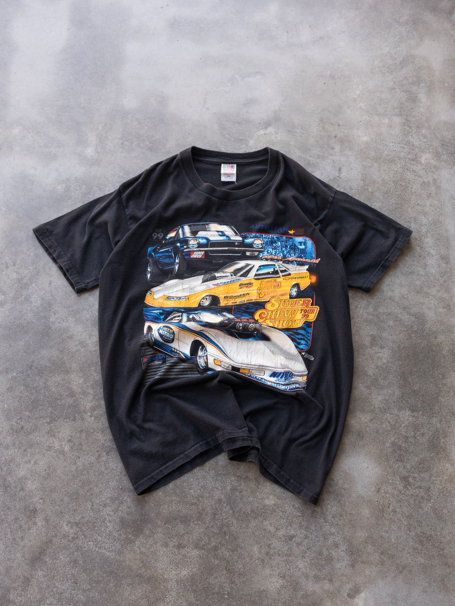 Vintage 1999 Super Chevy Show Tour 1999 Tee (XL)