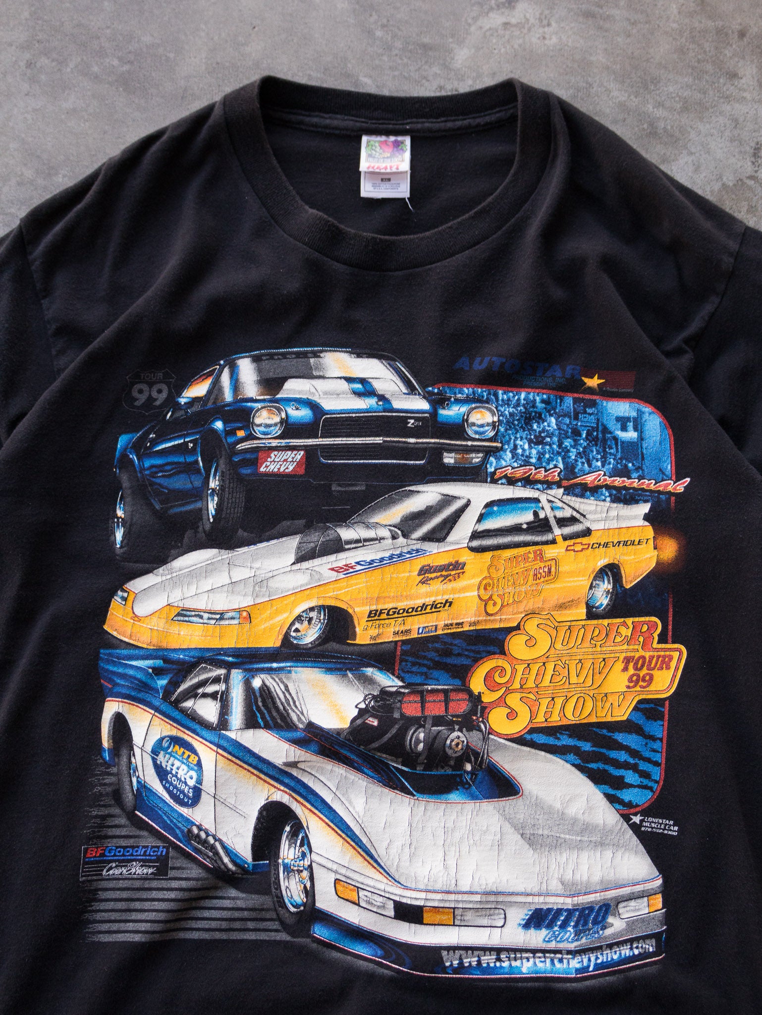 Vintage 1999 Super Chevy Show Tour 1999 Tee (XL)