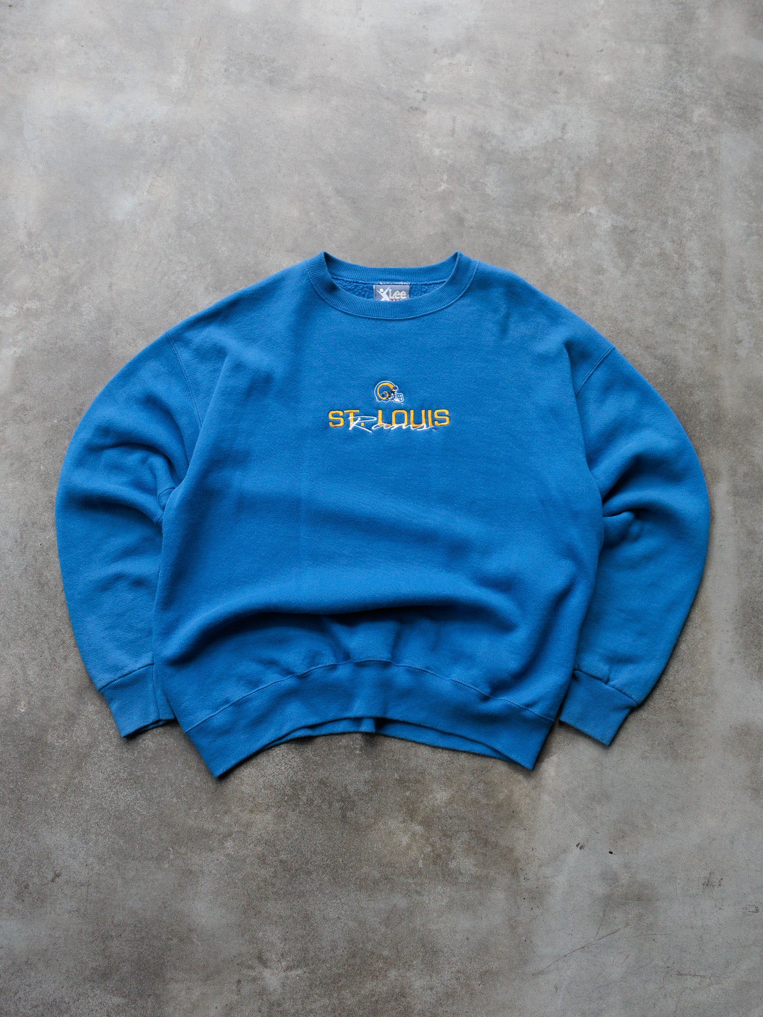 Vintage Blue St. Louis Rams Sweatshirt (L)