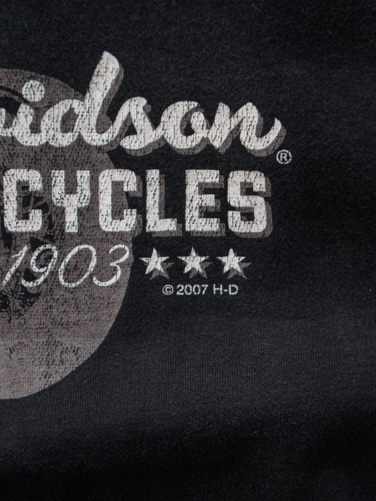 Vintage 2007 Black Harley-Davidson Decatur Illinois Sweatshirt (-)