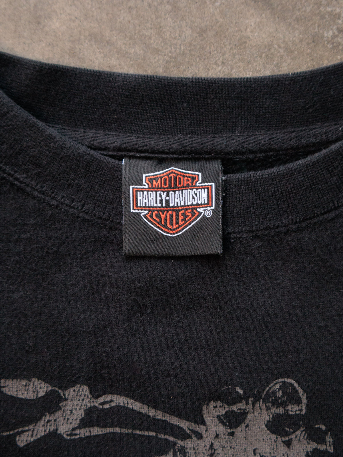 Vintage 2007 Black Harley-Davidson Decatur Illinois Sweatshirt (-)