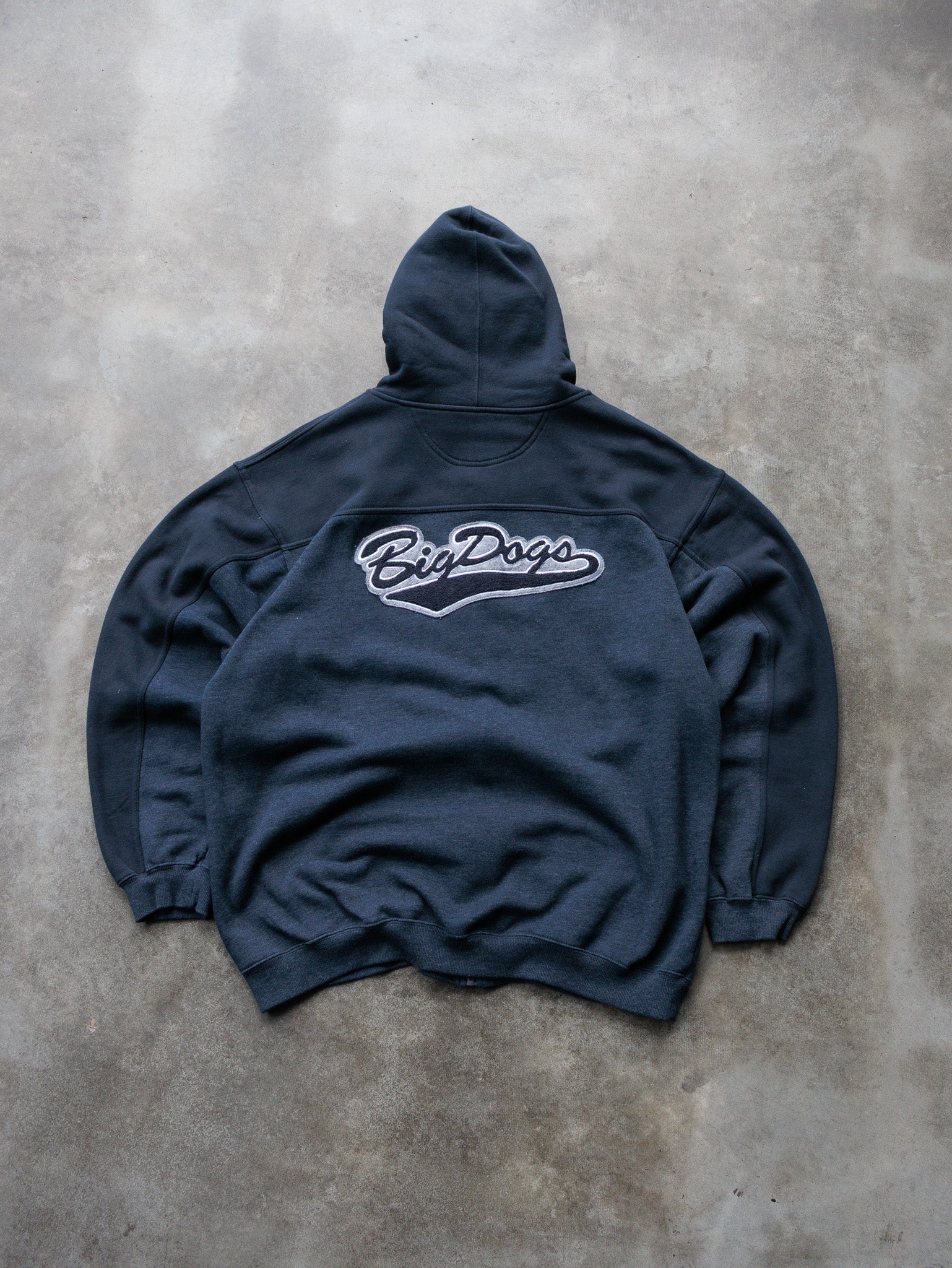 Vintage 00s Navy Big Dogs Hoodie (1X)