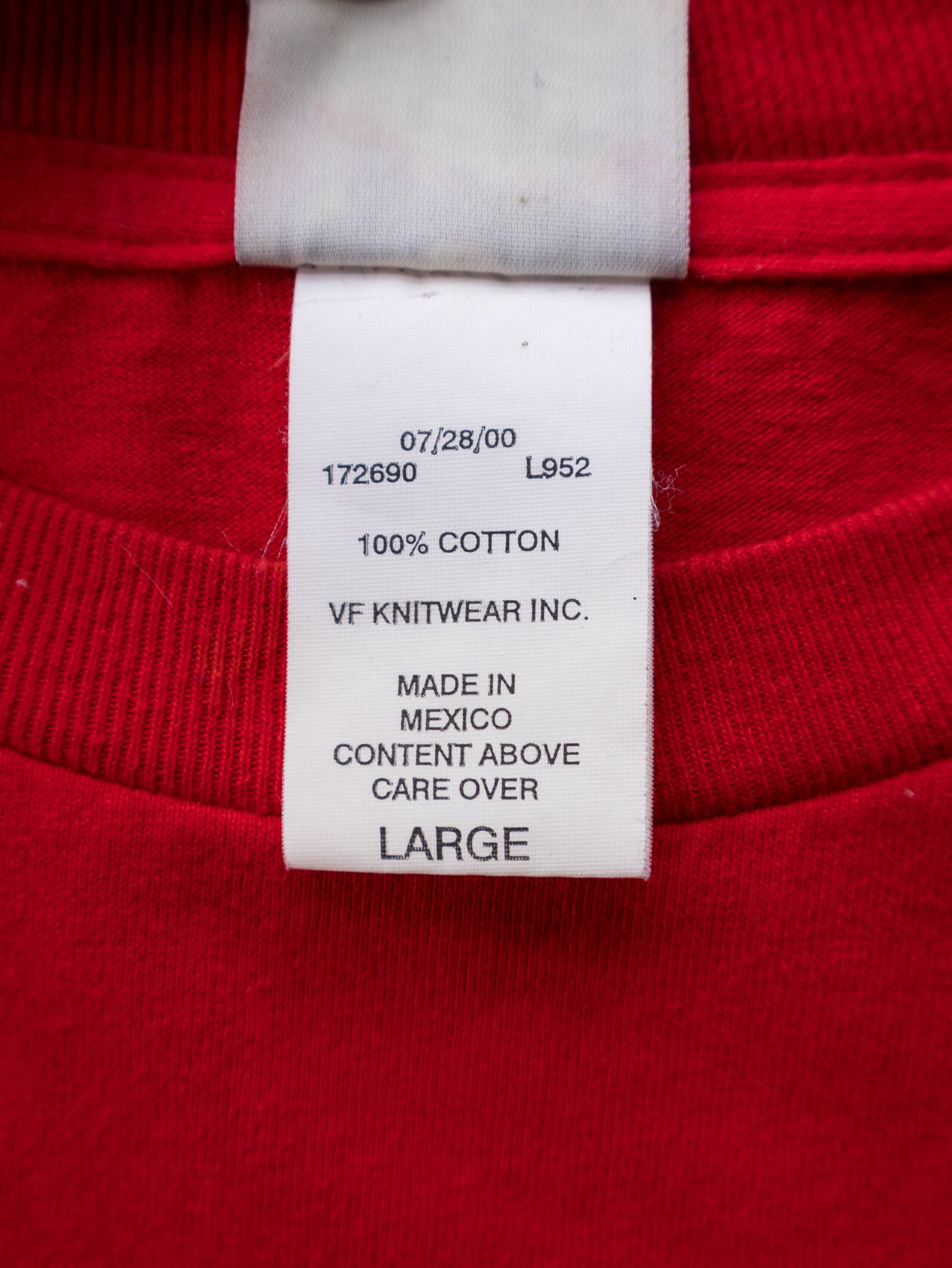 Vintage 2000 St. Louis Cardinals Division Champions Tee (L)