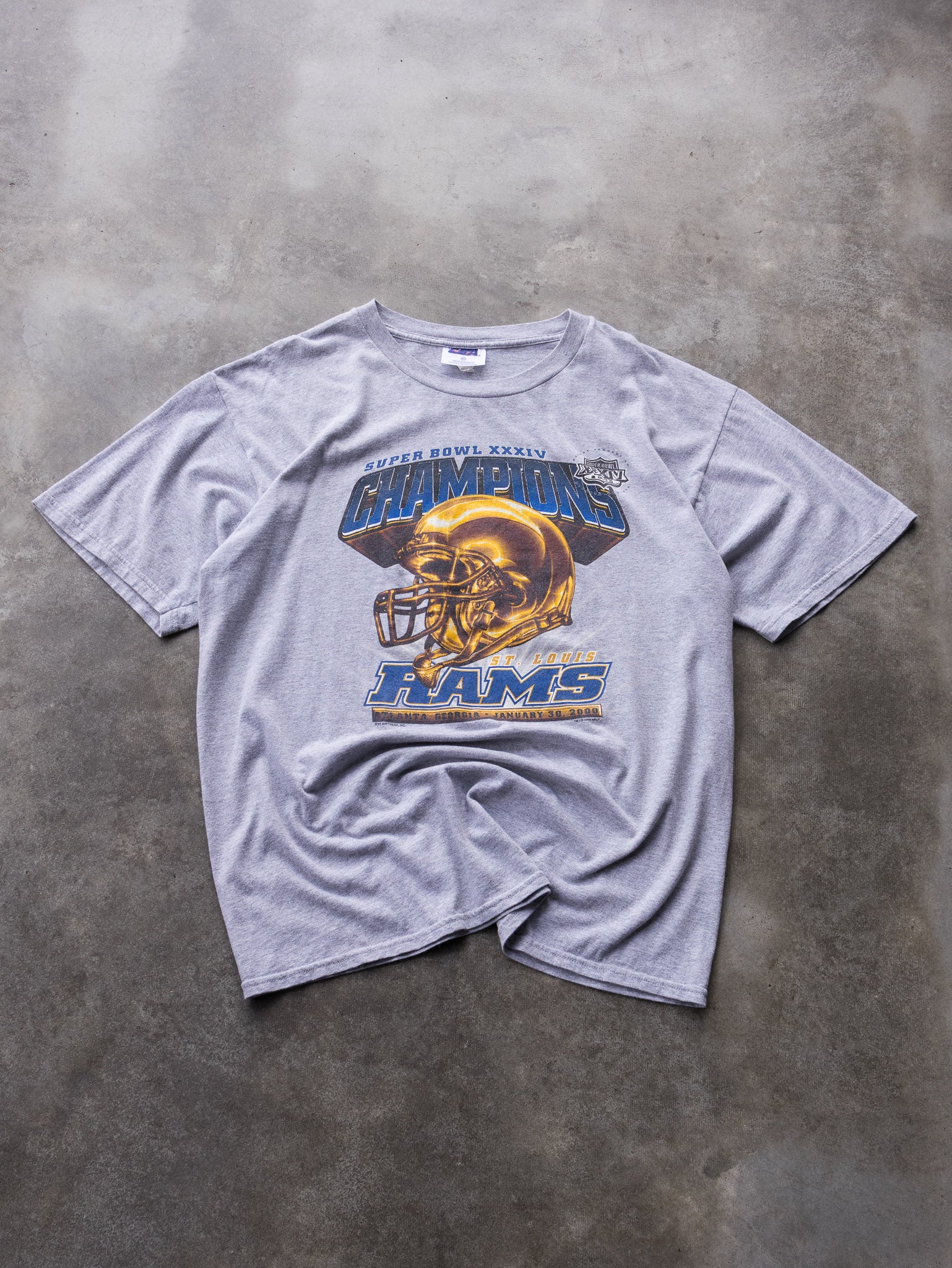 Vintage 2000 St. Louis Rams Champions Tee (XL)