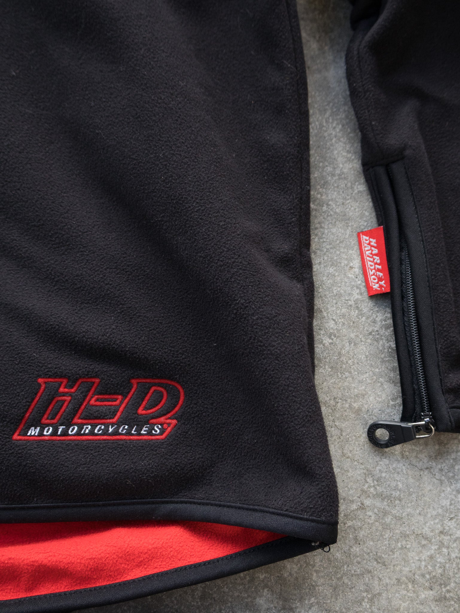 Vintage Harley-Davidson Half Zip Fleece (S)