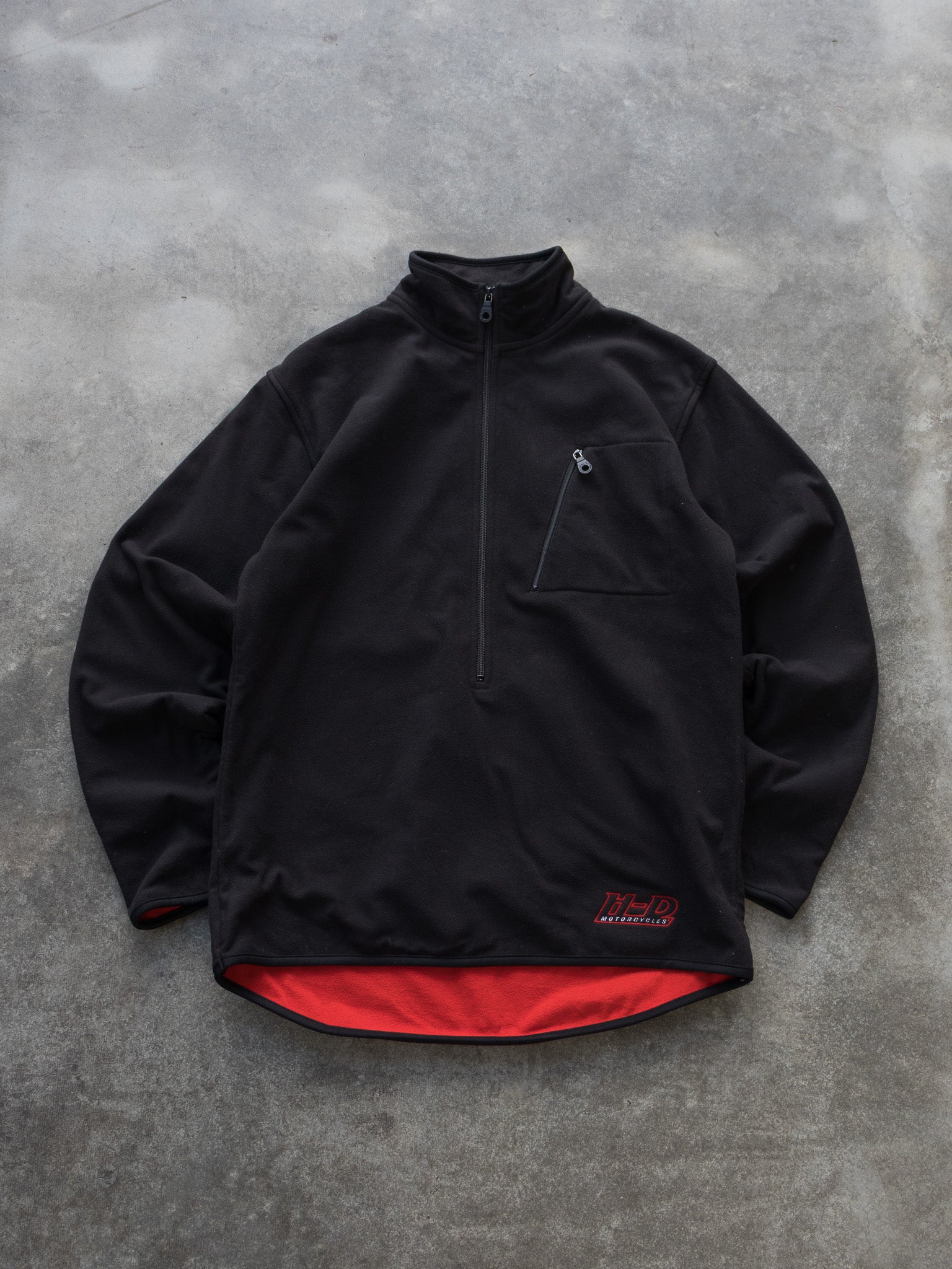 Vintage Harley-Davidson Half Zip Fleece (S)