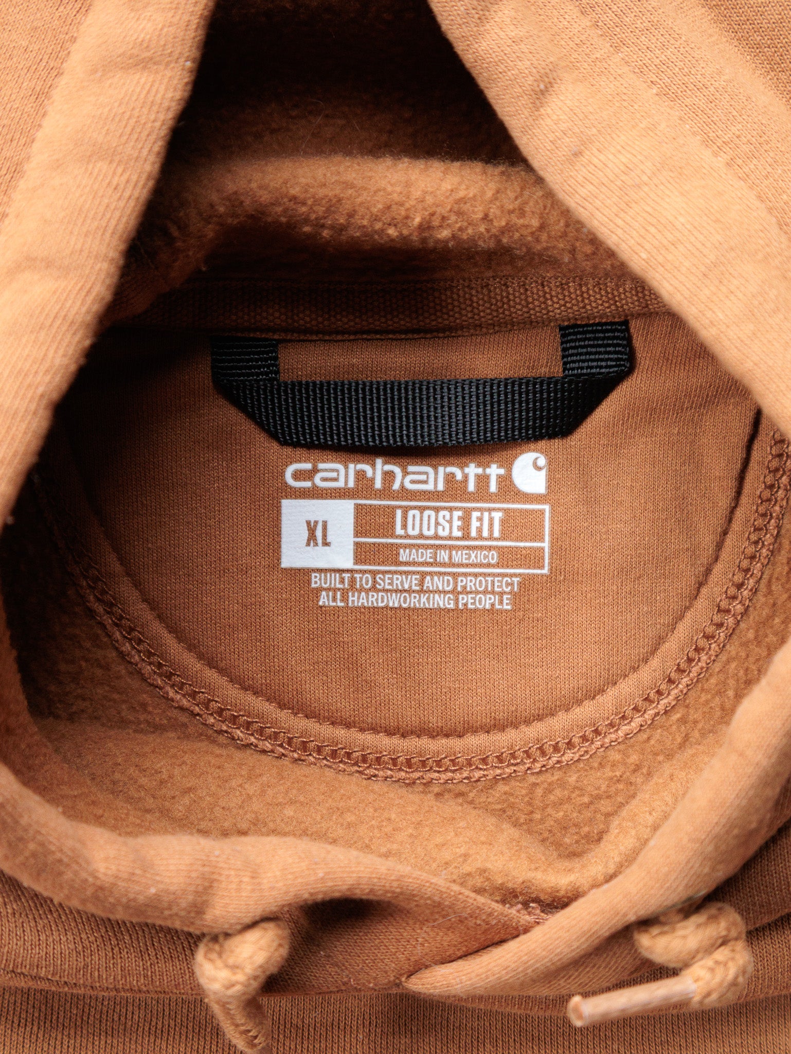 Vintage Brown Carhartt Hoodie (XL)