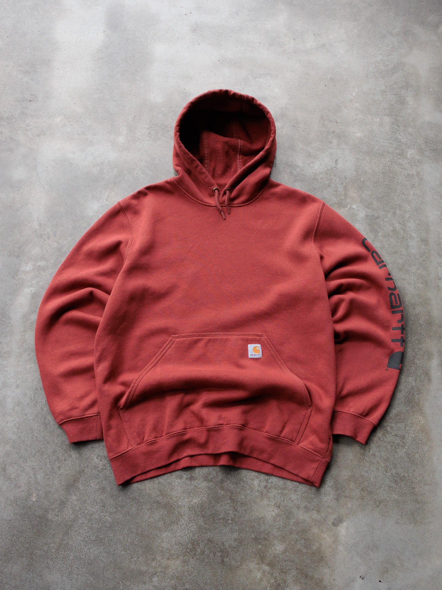 Vintage Red Carhartt Hoodie (L)