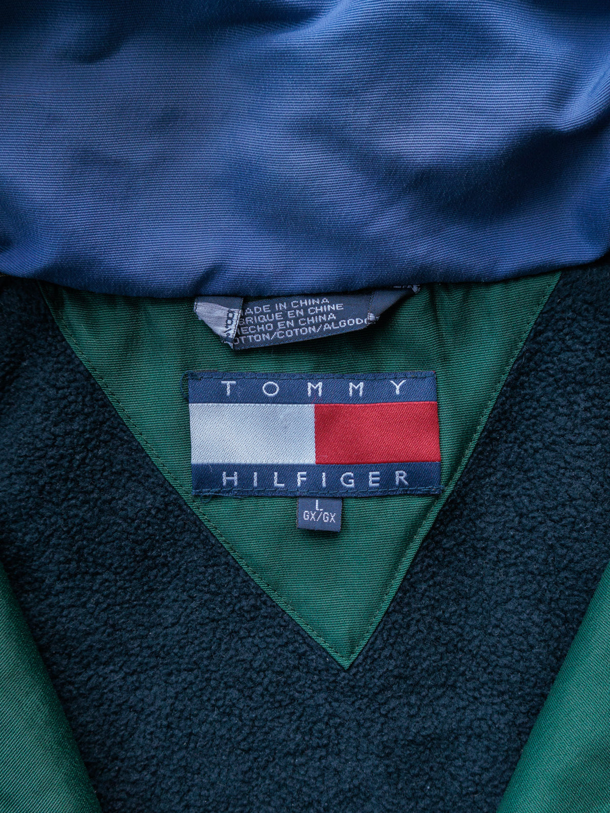 Vintage 90s Green Tommy Hilfiger Jacket (L)