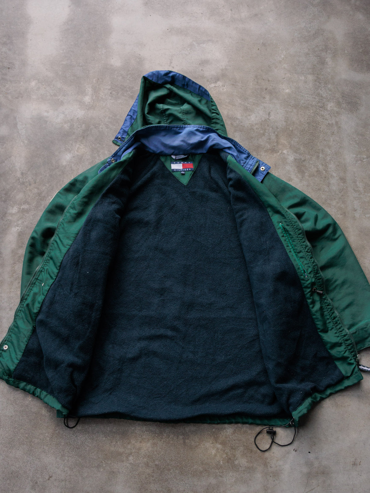 Vintage 90s Green Tommy Hilfiger Jacket (L)