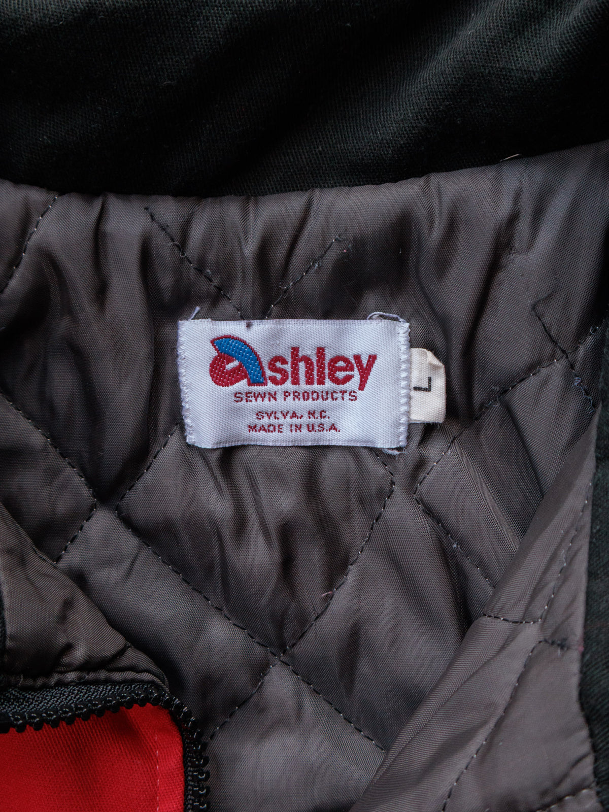 Vintage 90s Red NASCAR Colourblock Jacket (L)
