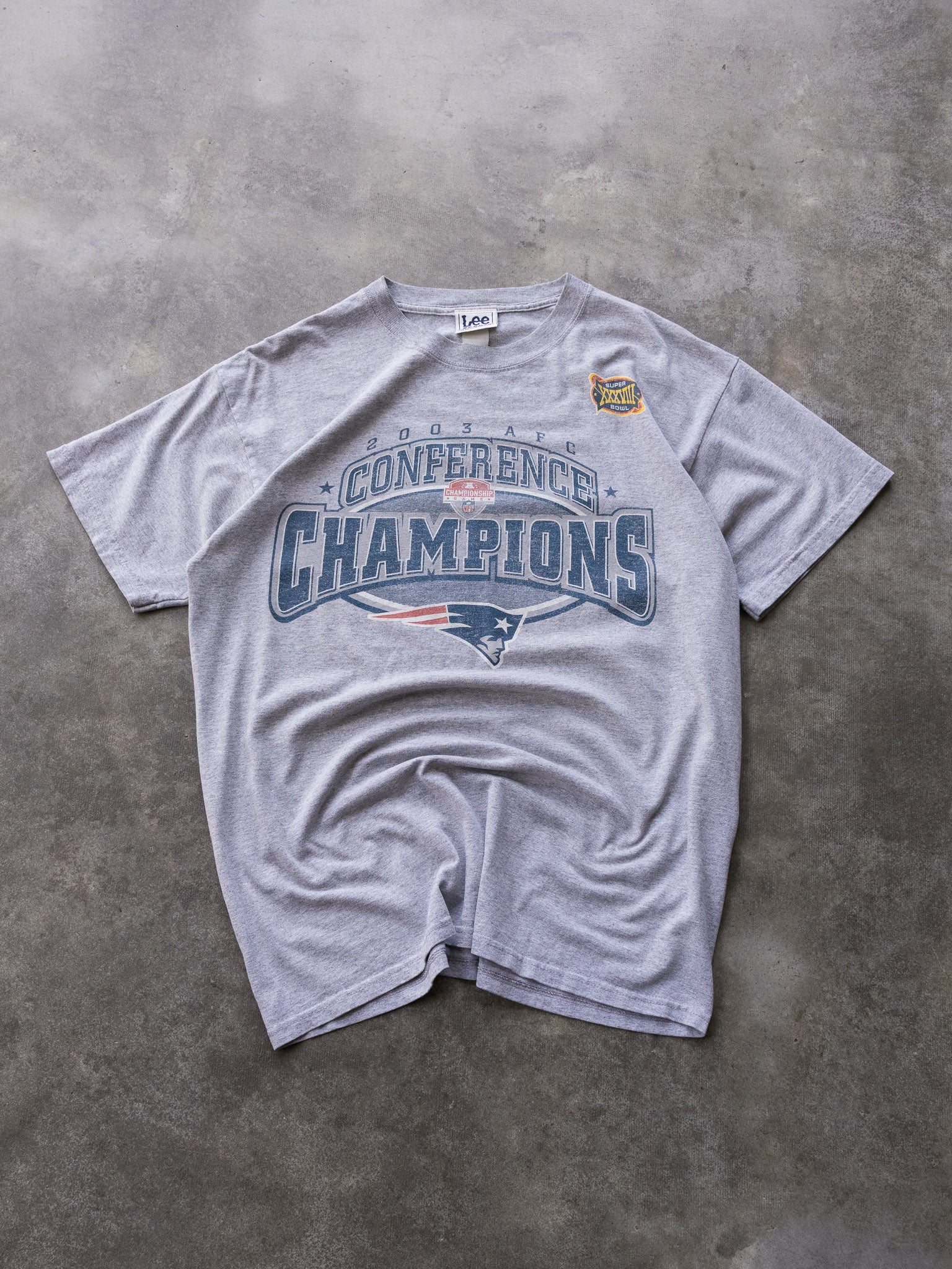 Vintage 2003 New England Patriots Champions Tee (L)