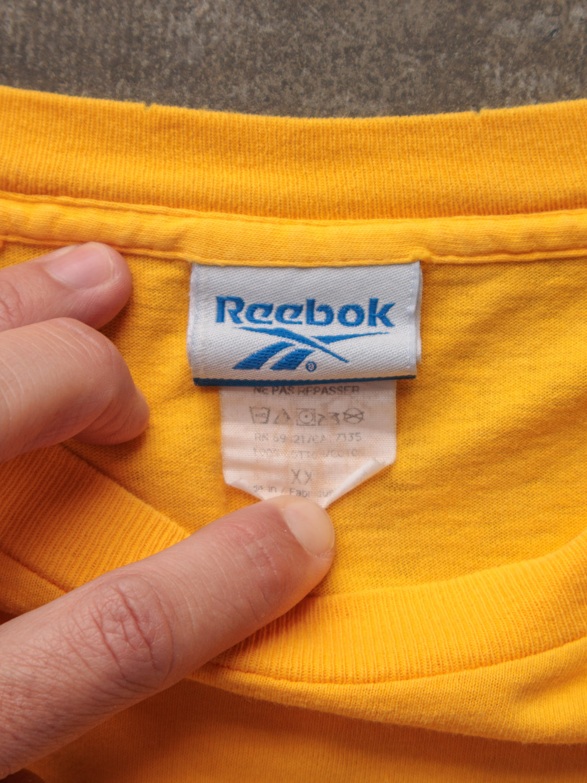 Vintage 1999 Yellow Reebok Managers Conference Tee (2XL)