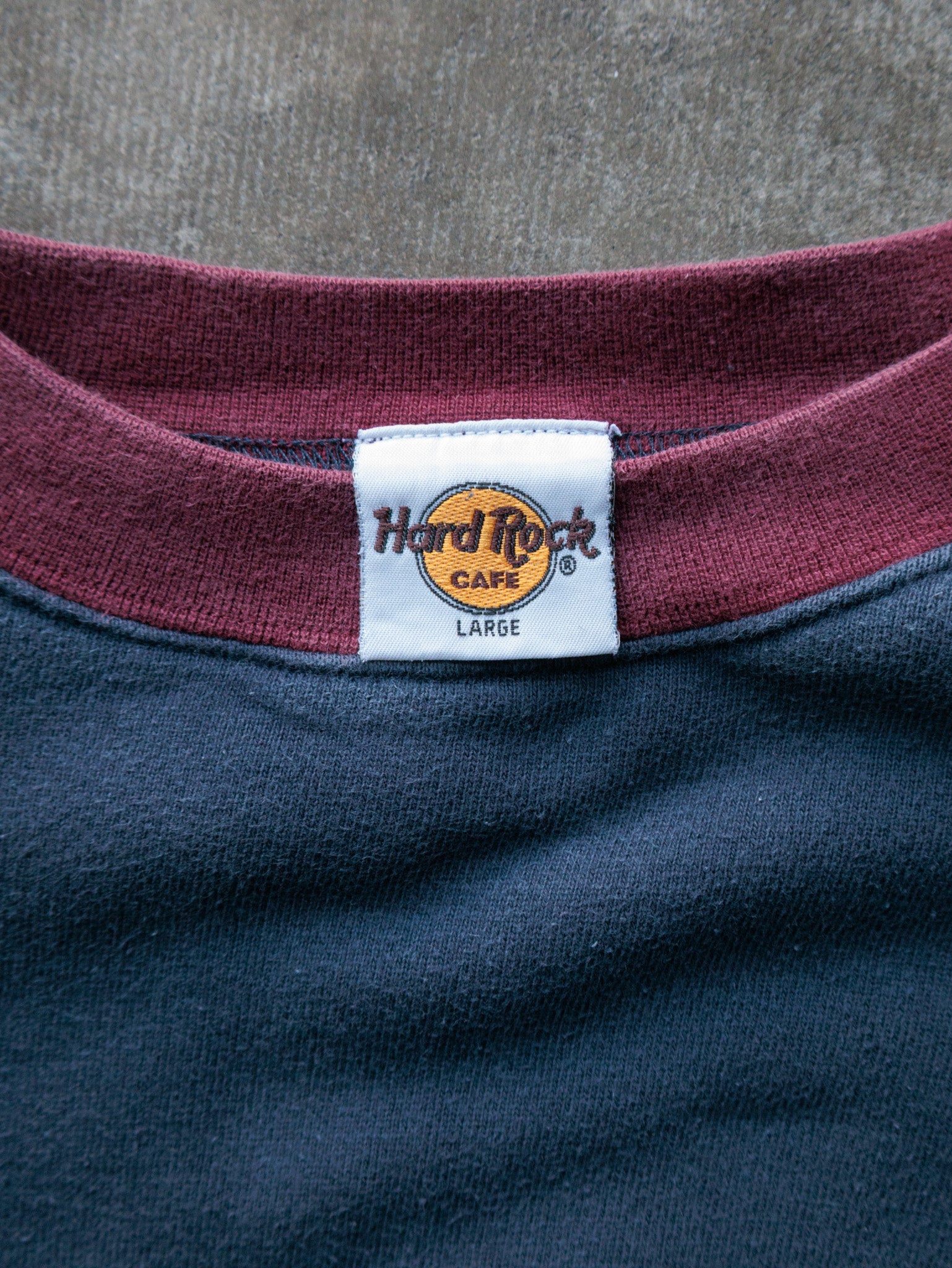 Vintage Navy Hard Rock Cafe London Sweatshirt (L)