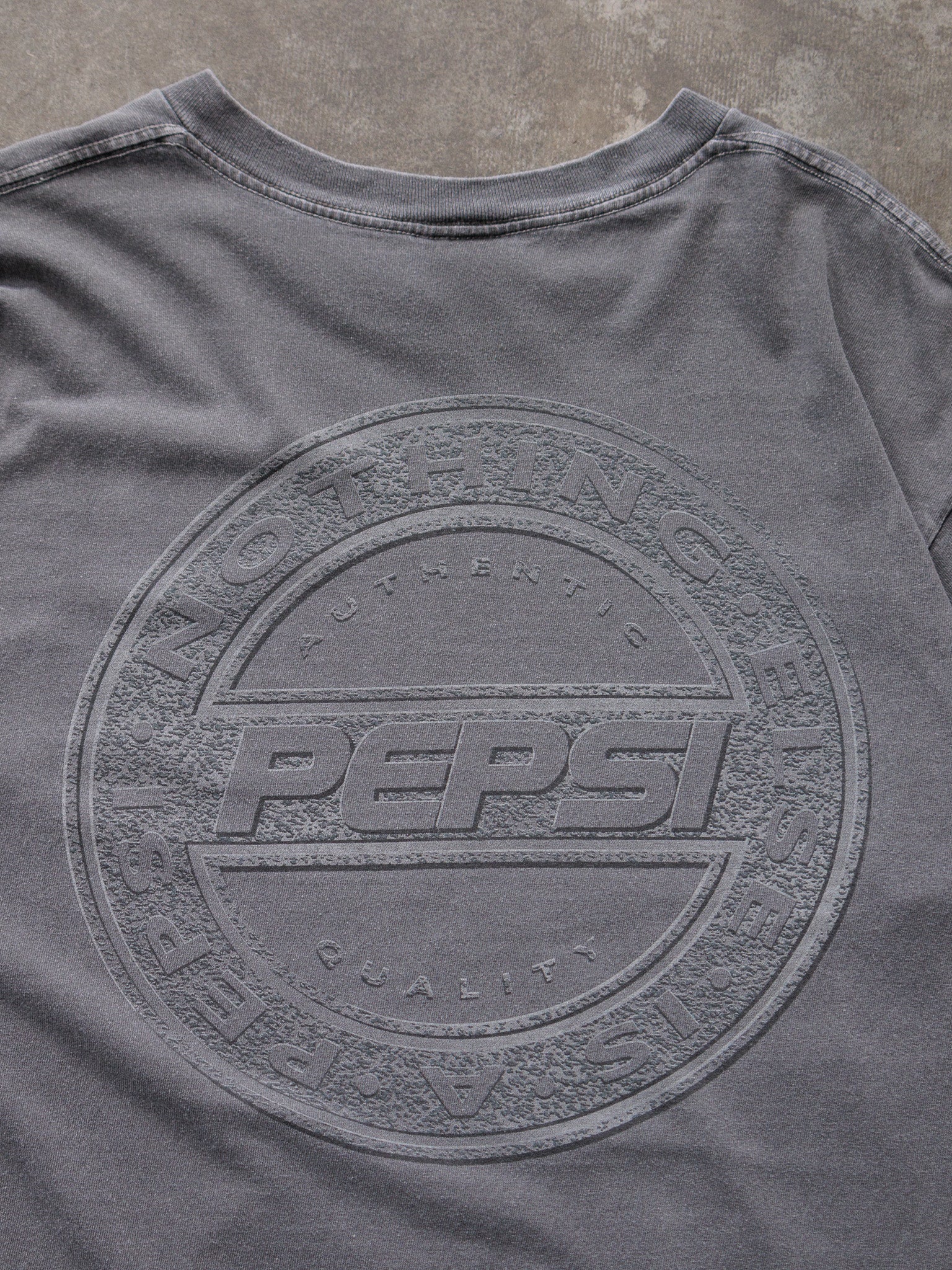 Vintage 90s Grey Pepsi Tee (L)