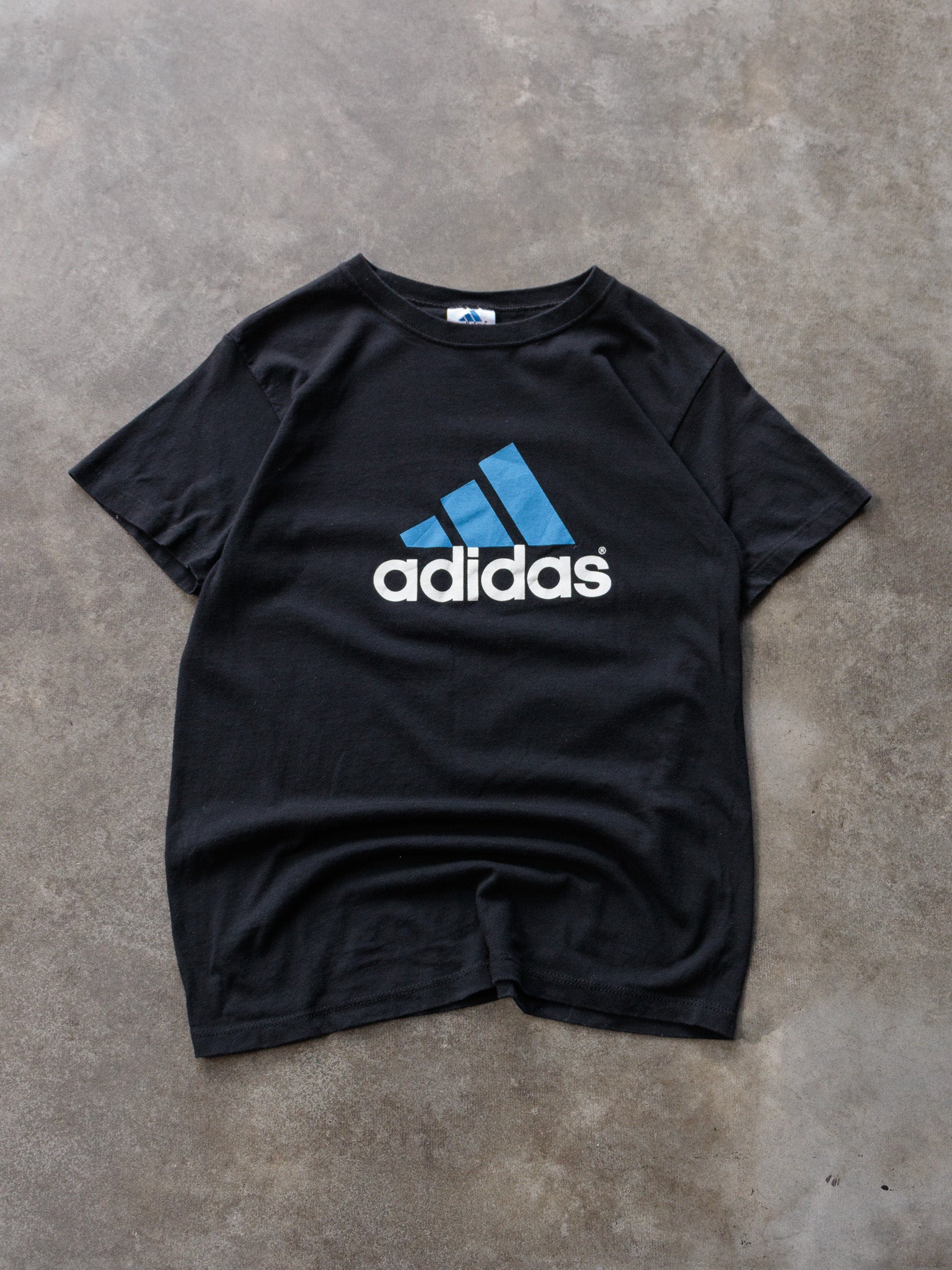 Vintage 90s Black Adidas Tee (S)