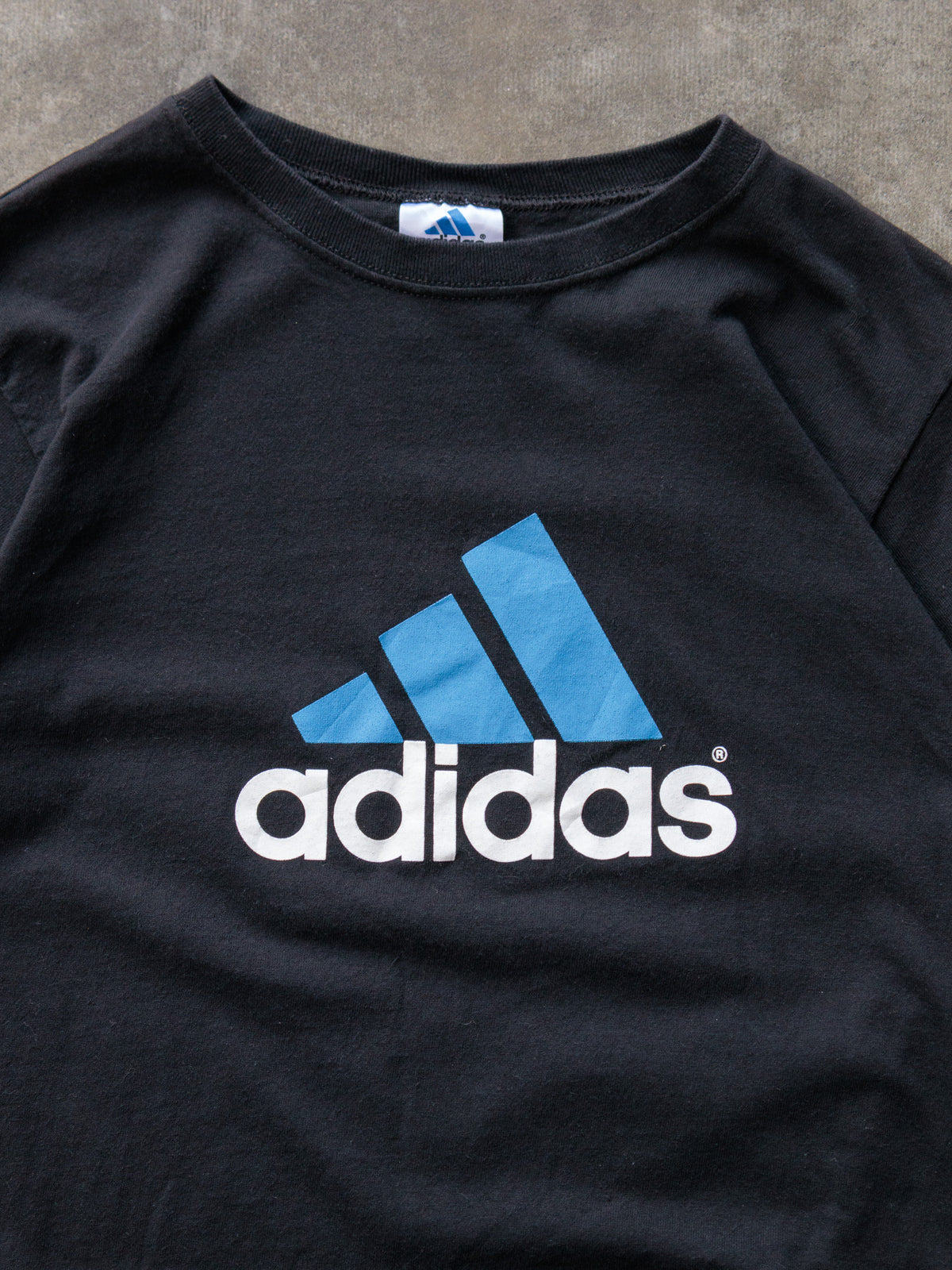 Vintage 90s Black Adidas Tee (S)