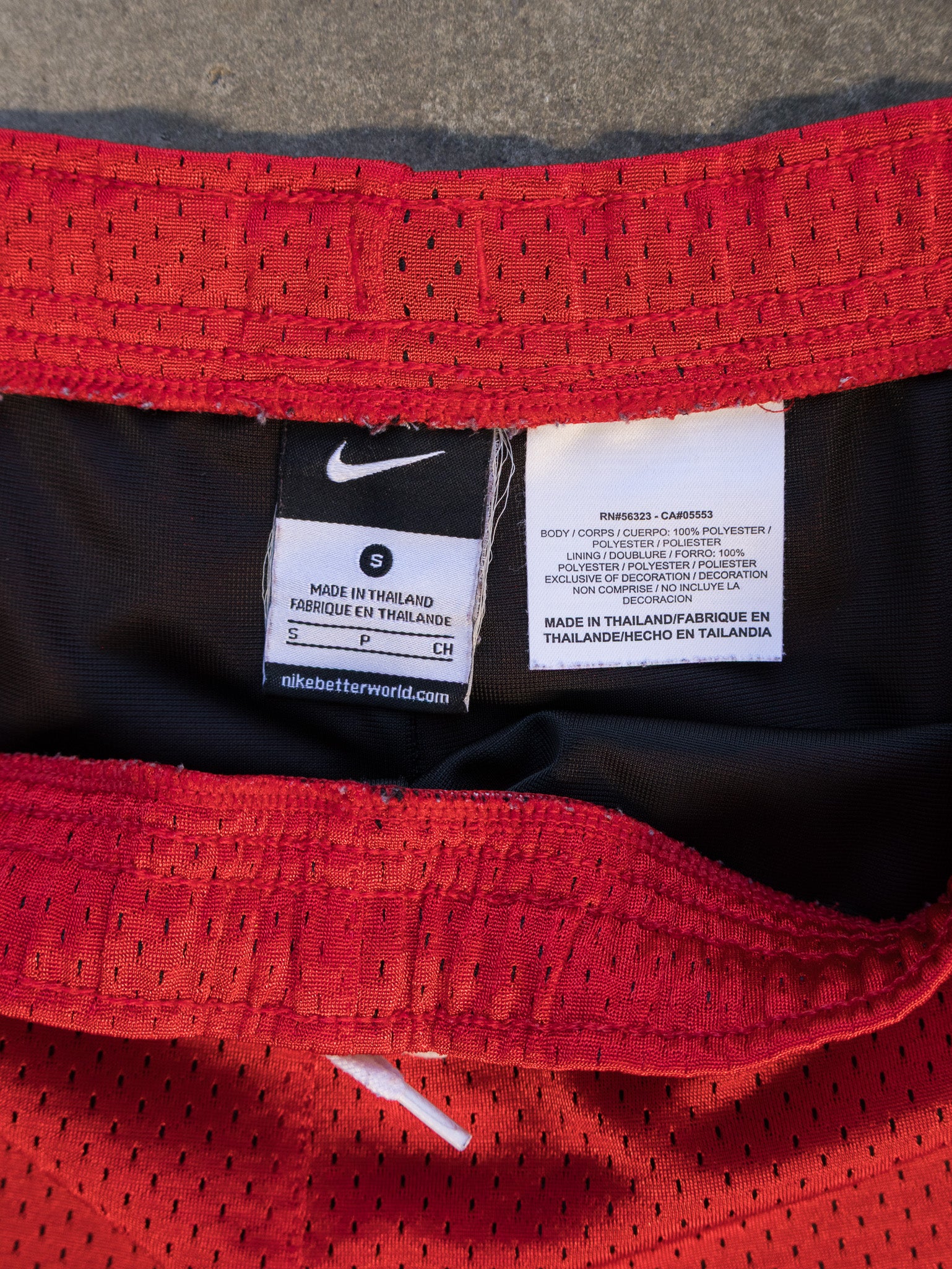 Vintage Red Nike Shorts (S)