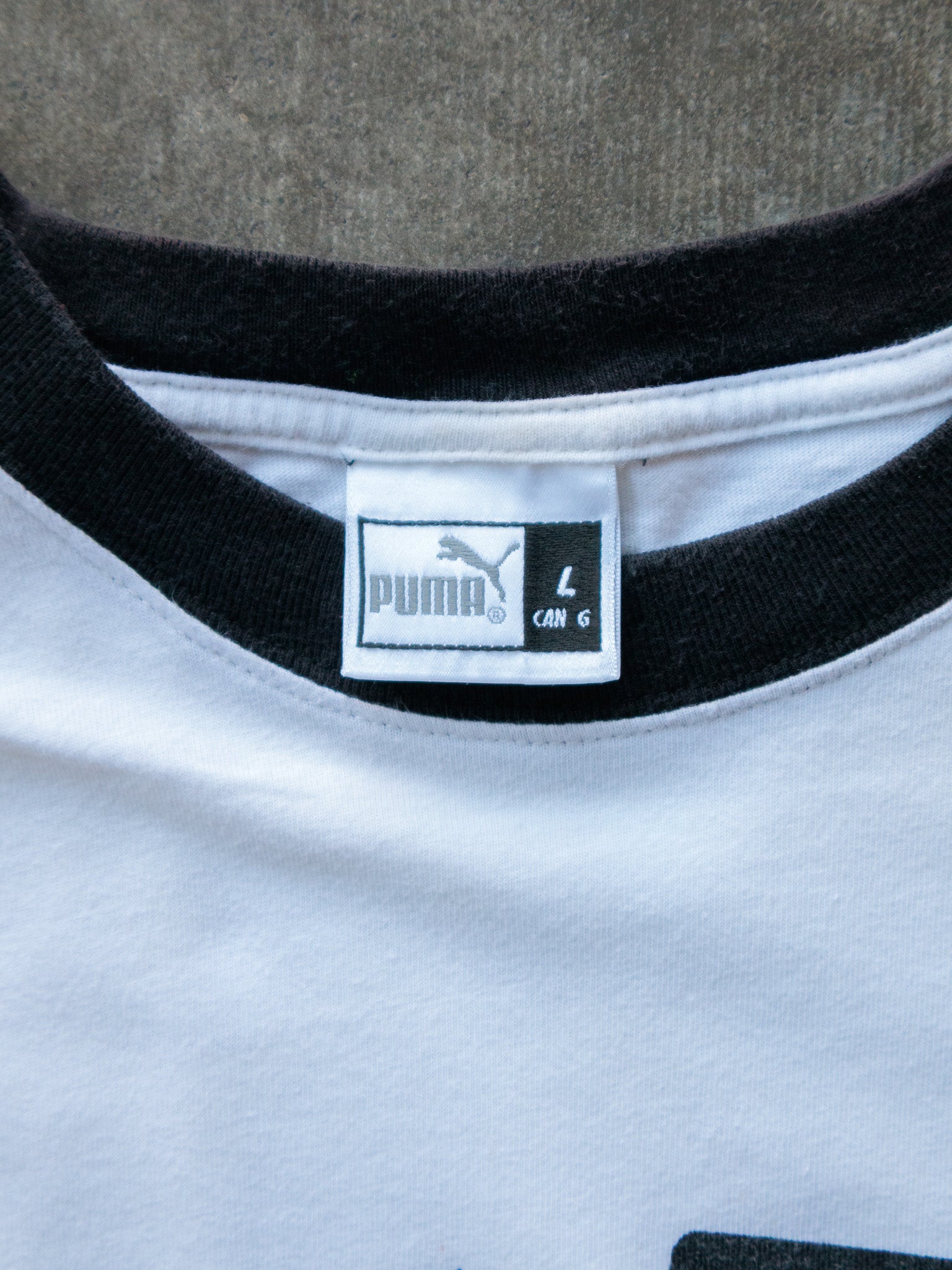 Vintage White Puma Tank (L)