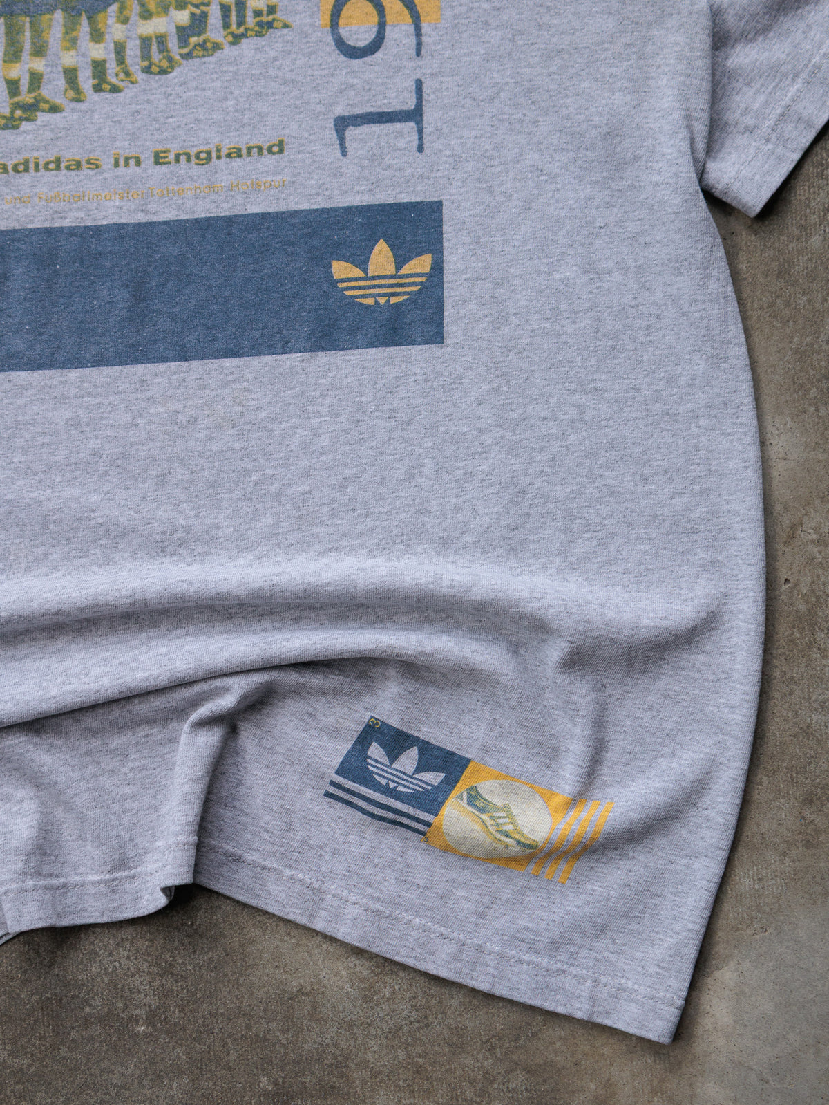 Vintage 90s Grey Adidas Tottenham Hotspur Tee (M)