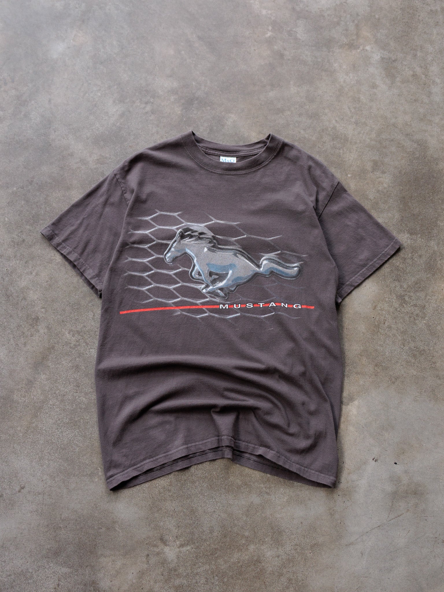 Vintage 00s Grey Ford Mustang Tee (M)