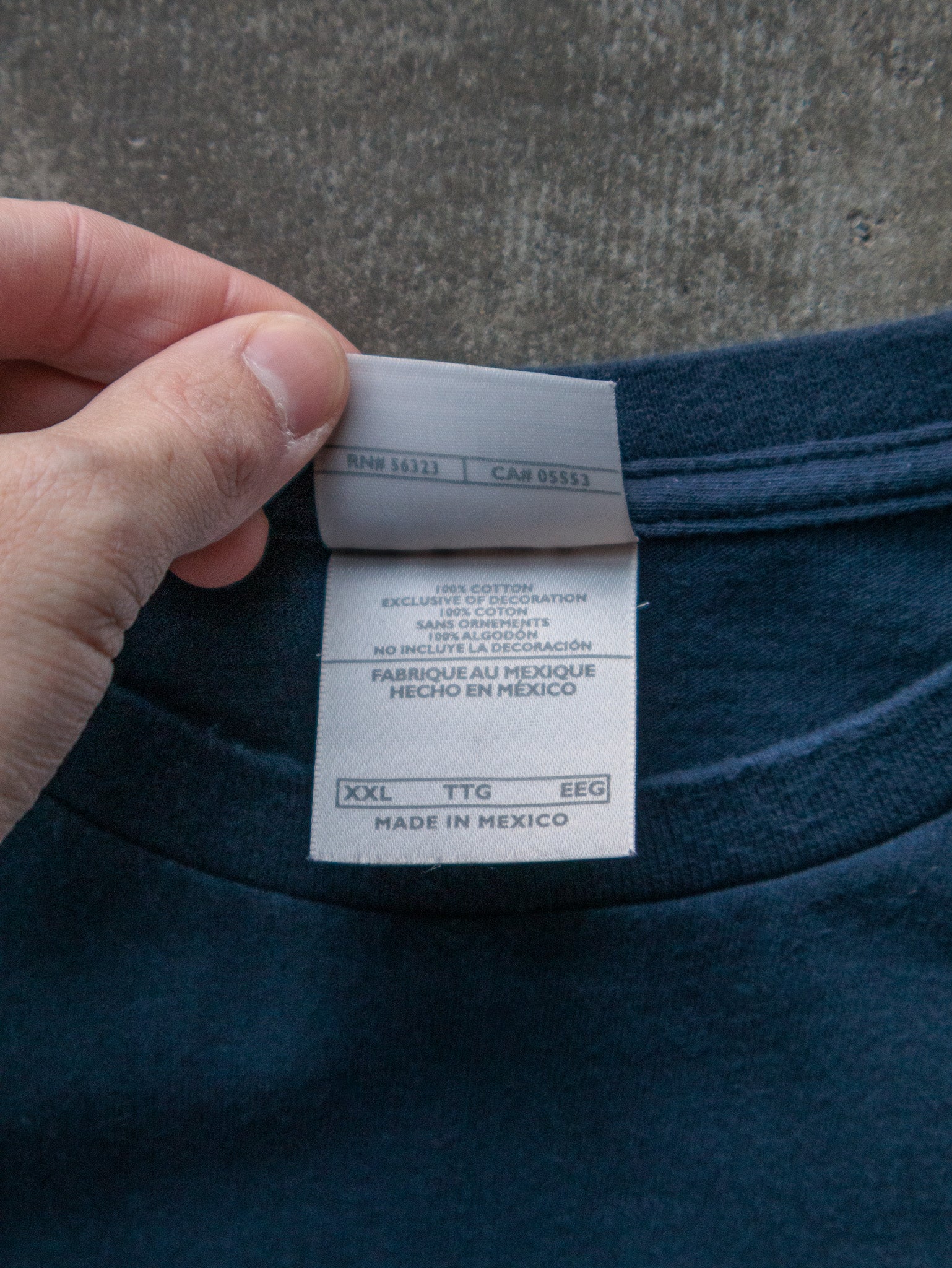 Vintage 00s Navy Nike Tee (2XL)