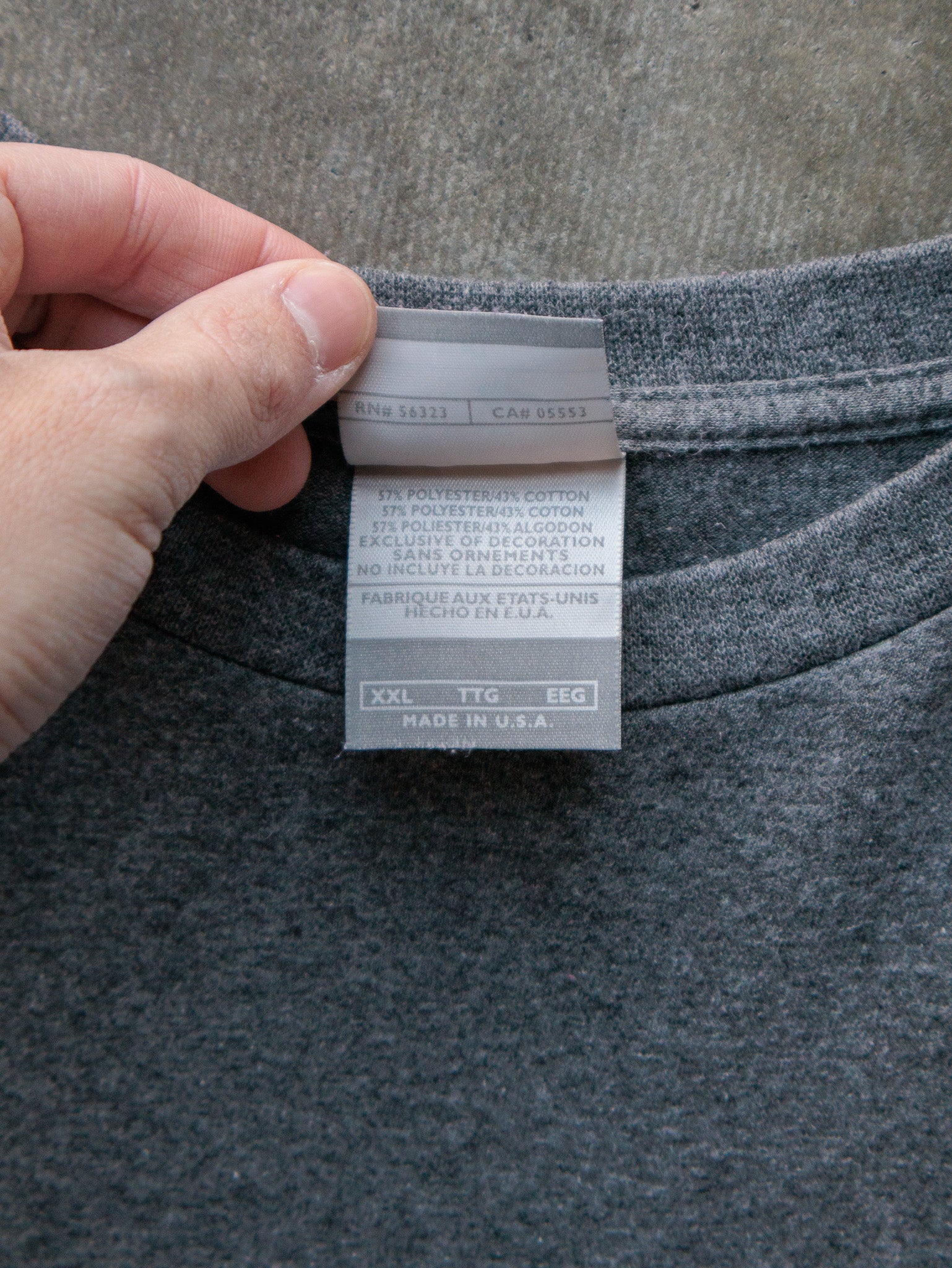 Vintage Grey Nike Tee (2XL)